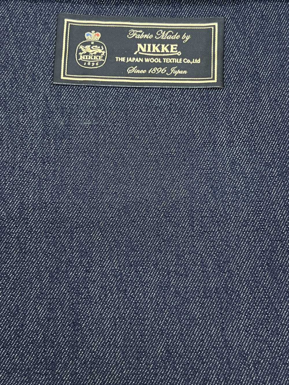 896S4311-38 NIKKE WOOL DENIM أزرق كحلي سادة S140s[قماش] NIKKE