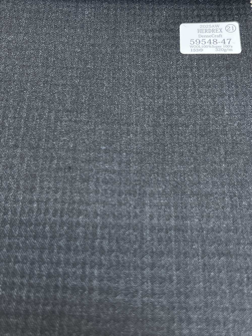 59548-47 26AW HERDREX [Dense Craft] نمط منسوج مربعات رمادي[قماش] Kunishima Co., Ltd.