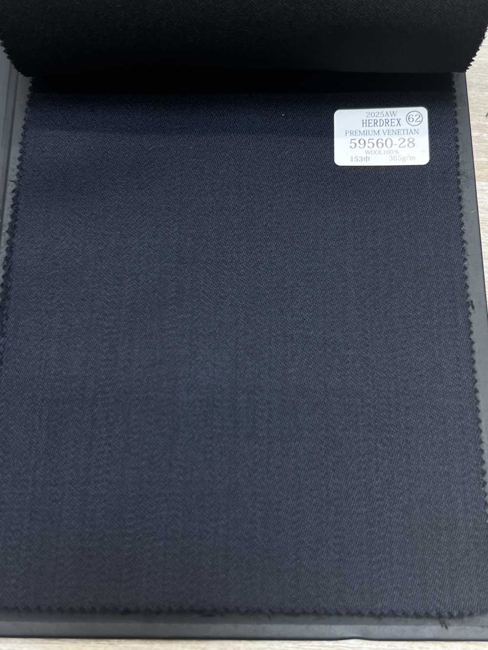 59560-28 26AW HERDREX [PREMIUM VENETIAN] فينيسيان فاخر كحلي داكن سادة[قماش] Kunishima Co., Ltd.