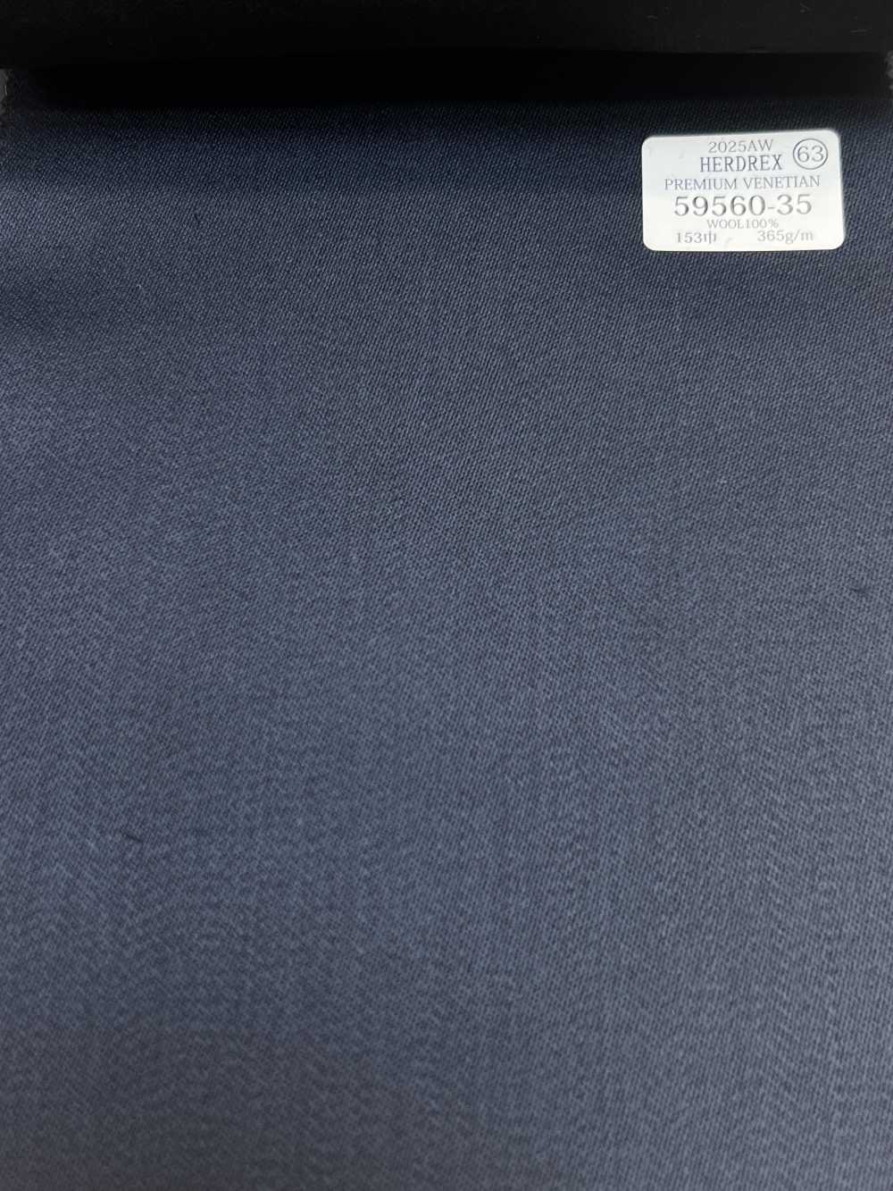 59560-35 26AW HERDREX [PREMIUM VENETIAN] فينيسي أزرق سادة فاخر[قماش] Kunishima Co., Ltd.