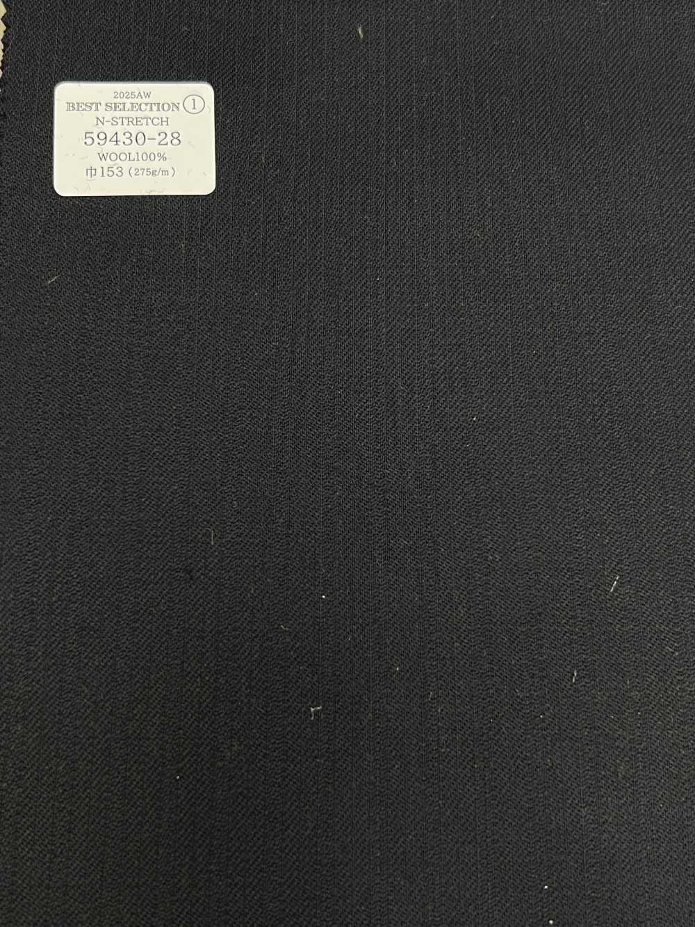59430-28 26AW BEST SELECTION [N-STRETCH] N-Stretch مخطط ظل أزرق كحلي داكن[قماش] Kunishima Co., Ltd.