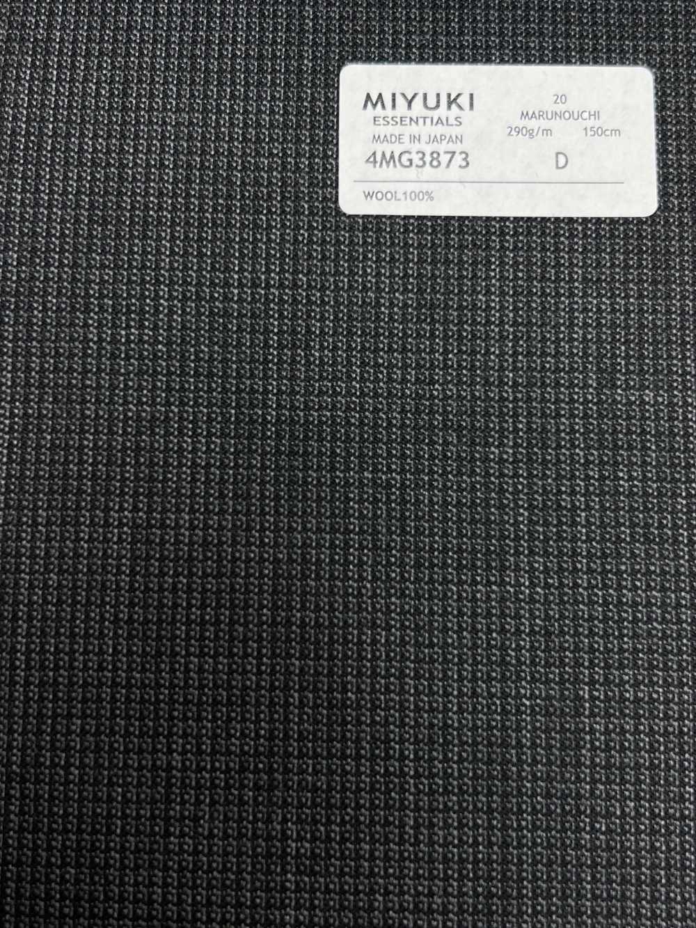 4MG3873 25AW MARUNOUCHI كاروهات رمادي[قماش] Miyuki Woolen Mills