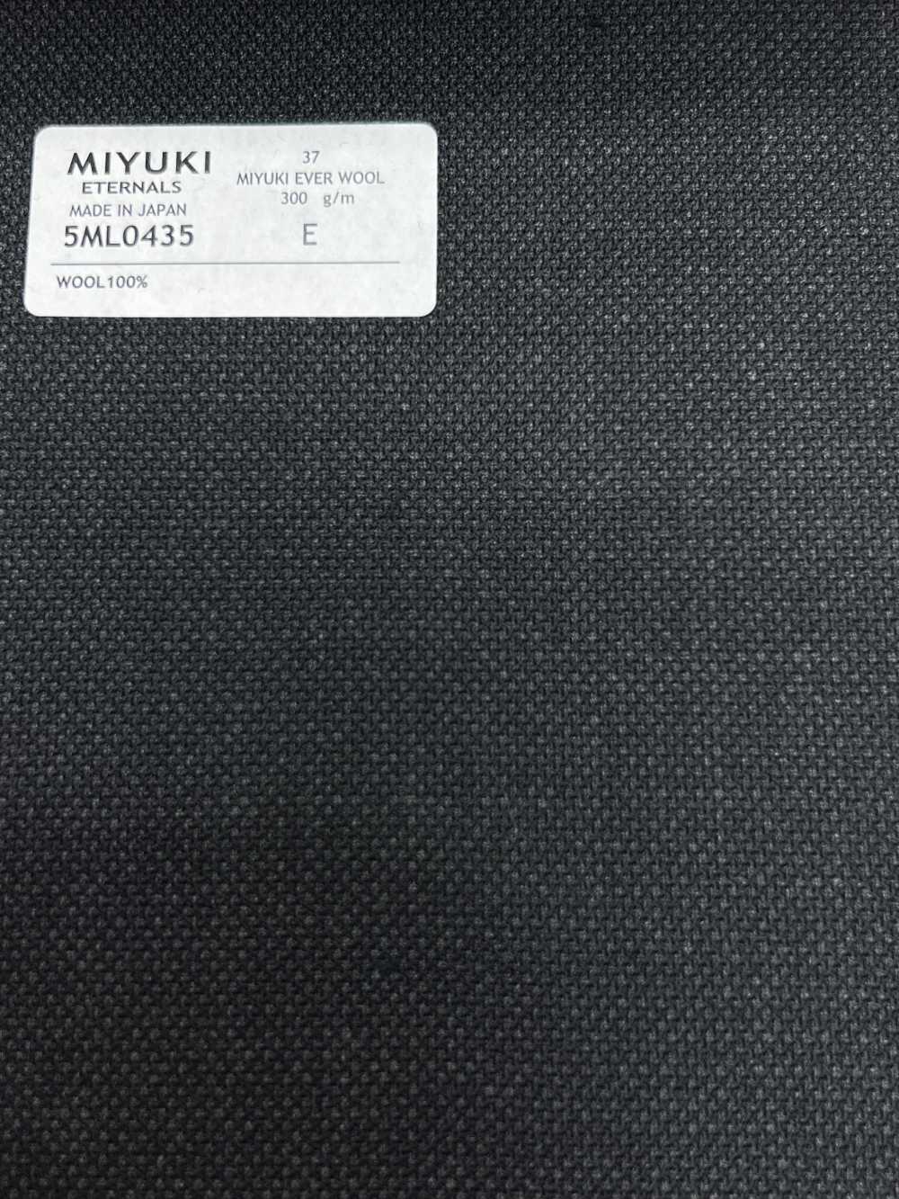 5ML0435 MIYUKI EVER WOOL عين الطائر رمادي فحمي[قماش] Miyuki Woolen Mills