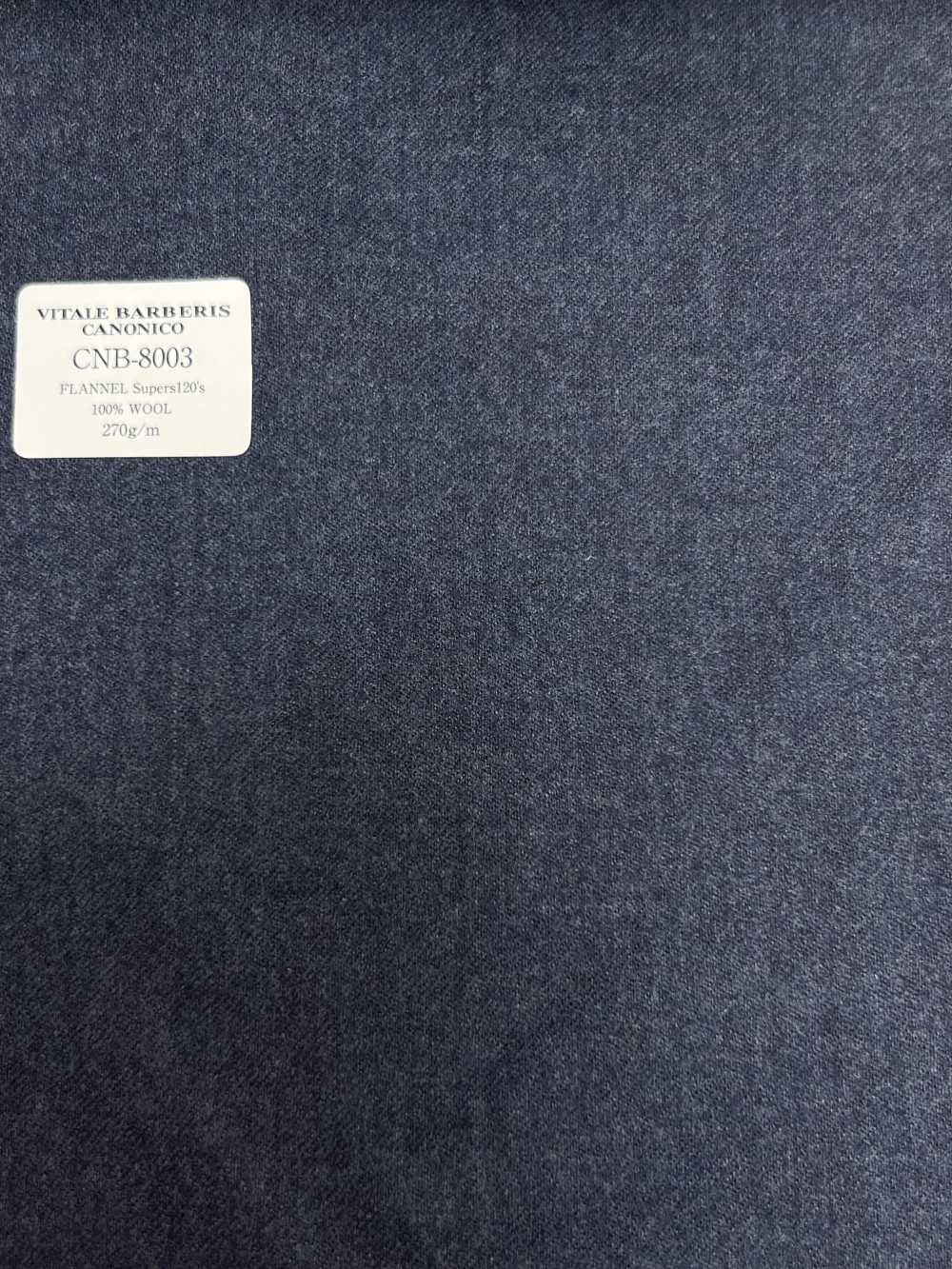 CNB8003 CANONICO فلانيل قياسي Super120's أزرق سادة[قماش] CANONICO