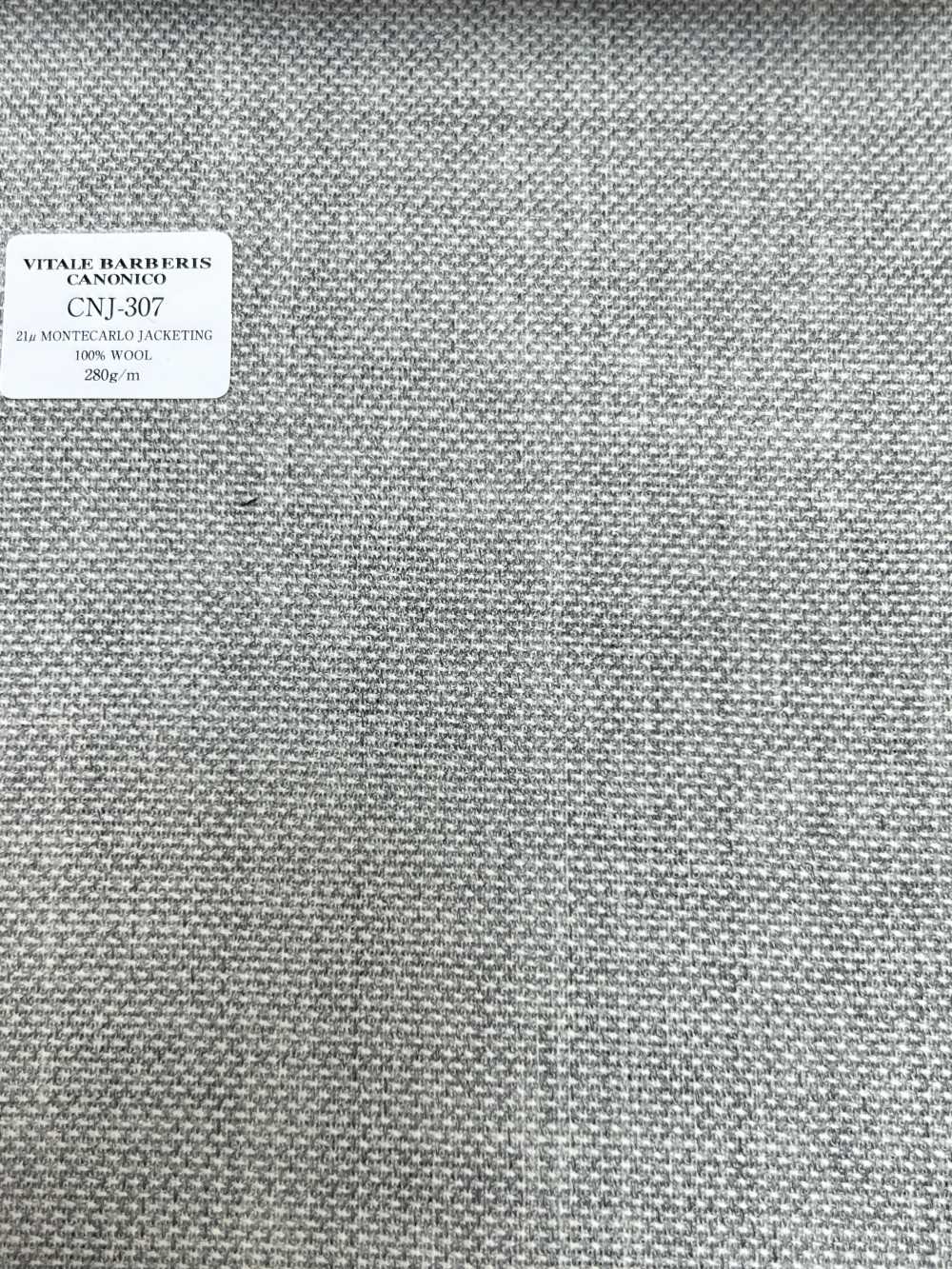 CNJ307 CANONICO Standard 21μ MONTECARLO JACKETING Hopsack رمادي فاتح سادة[قماش] CANONICO