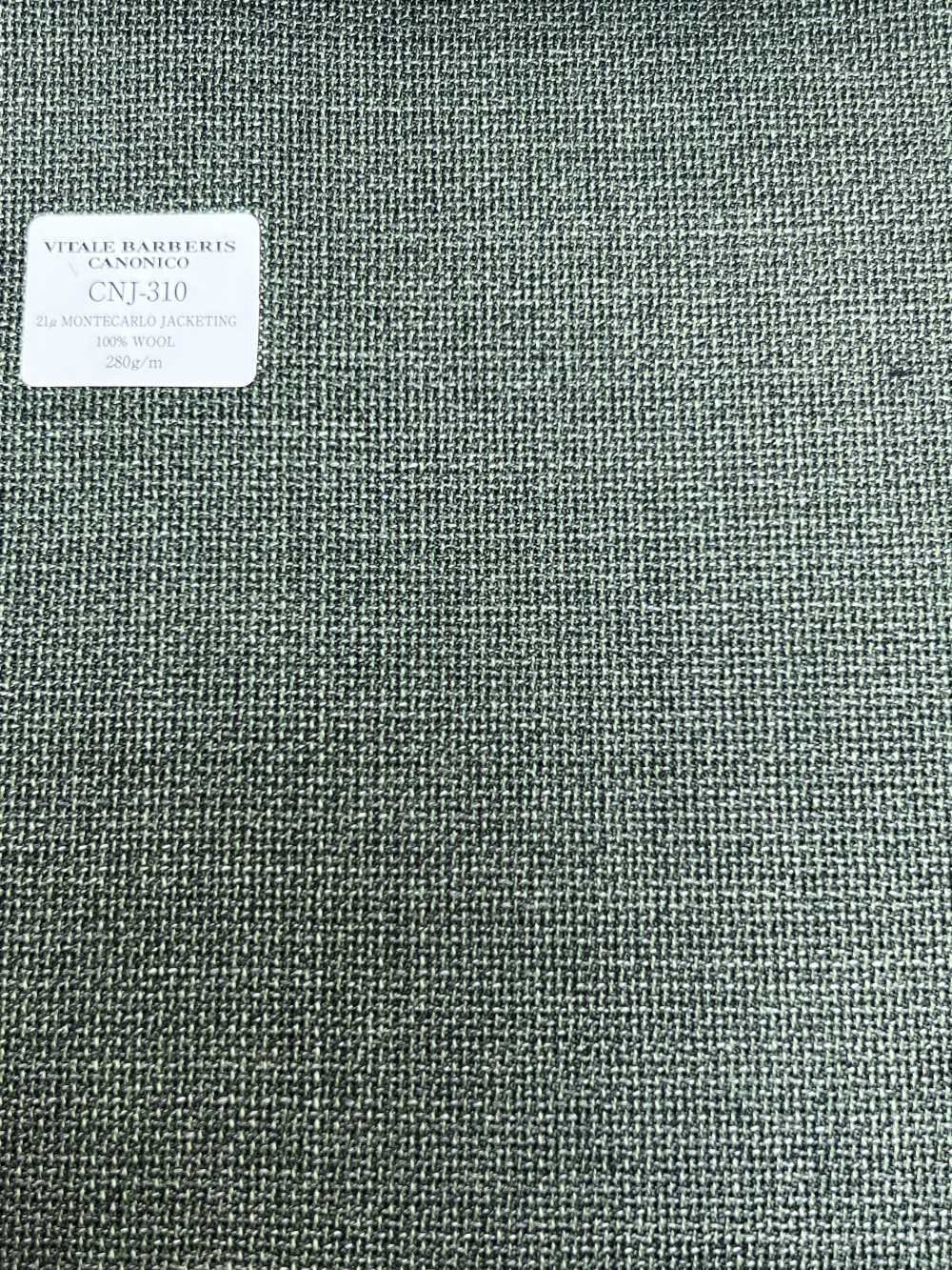 CNJ310 CANONICO Standard 21μ MONTECARLO JACKETING هوبساك أخضر سادة[قماش] CANONICO