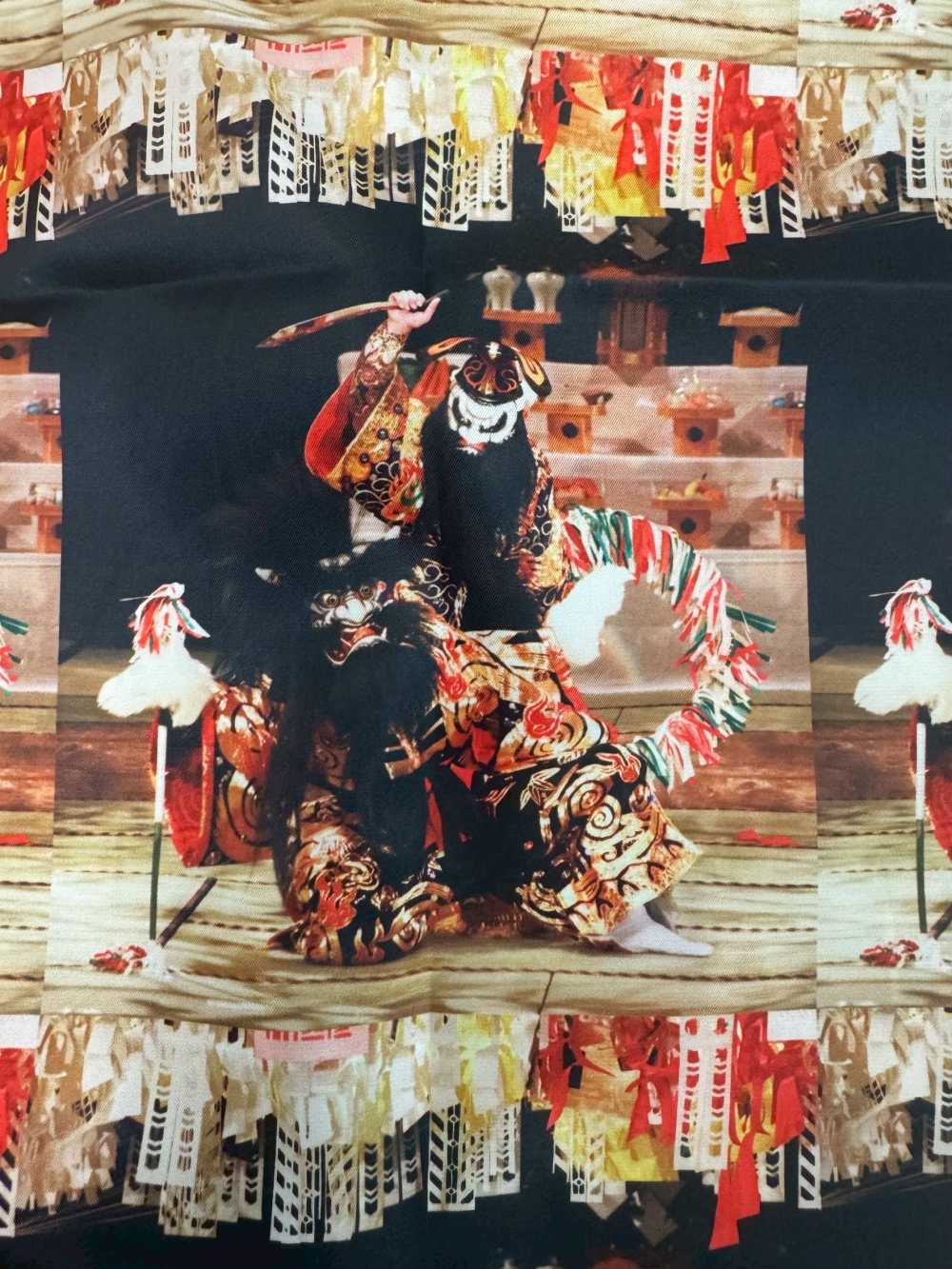 TPT1004 Iwami Kagura نمط متكرر مطبوع للبطانة