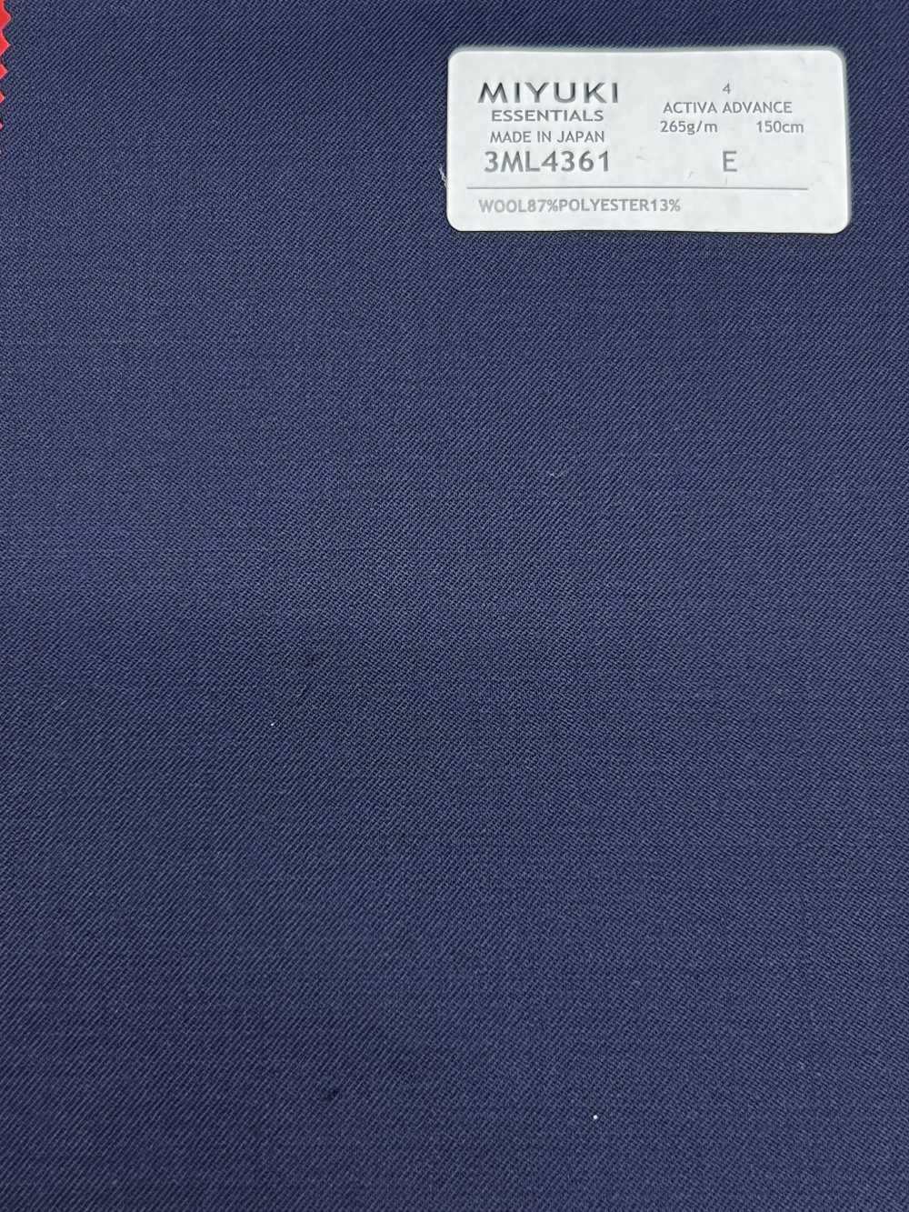 3ML4361 26SS MIYUKI Fabrics ESSENTIALS ACTIVA ADVANCE كحلي سادة[قماش] Miyuki Woolen Mills