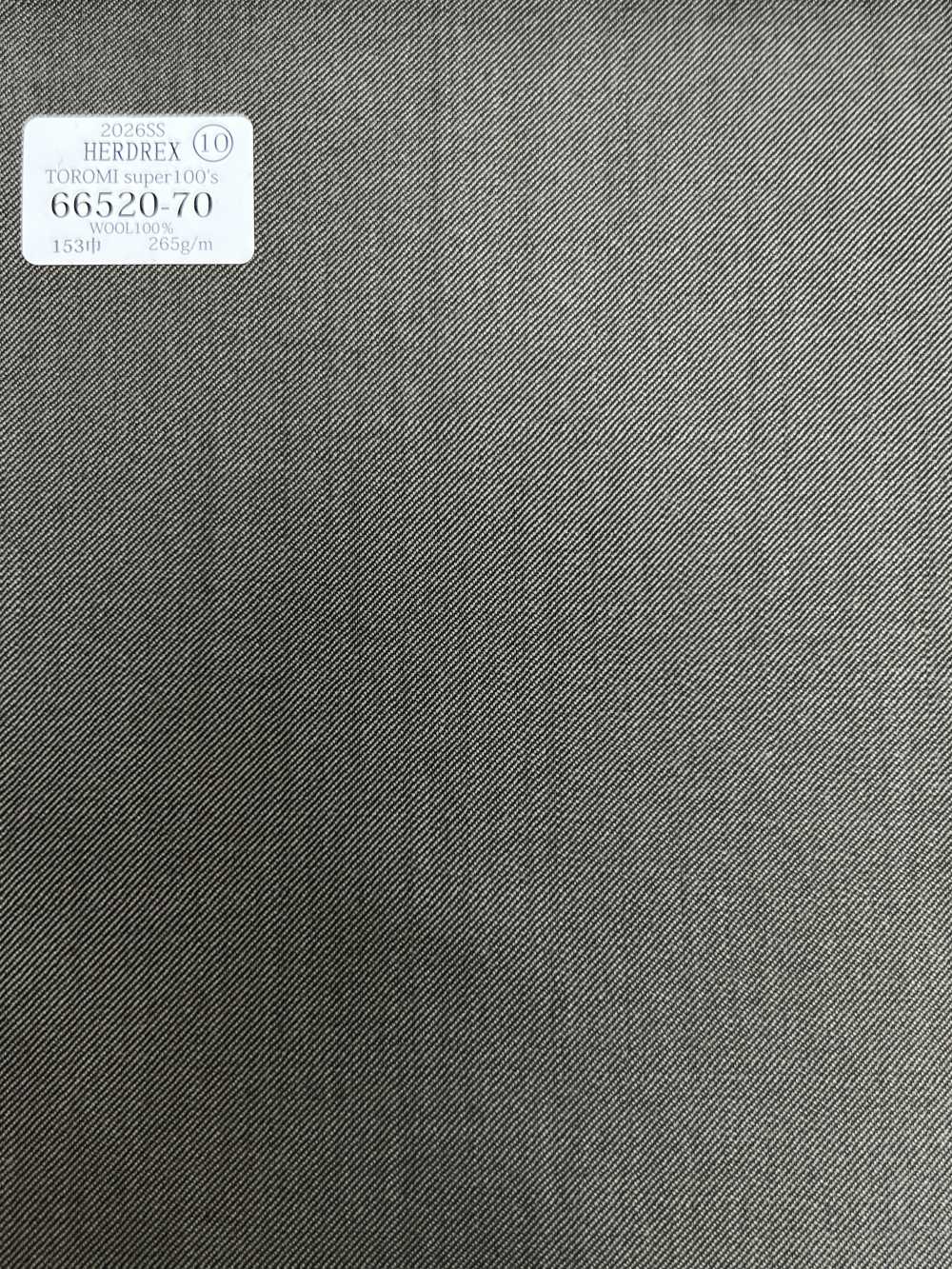66520-70 26SS HERDREX [TOROMI Super100’s] Toromi Super 100[قماش] Kunishima Co., Ltd.