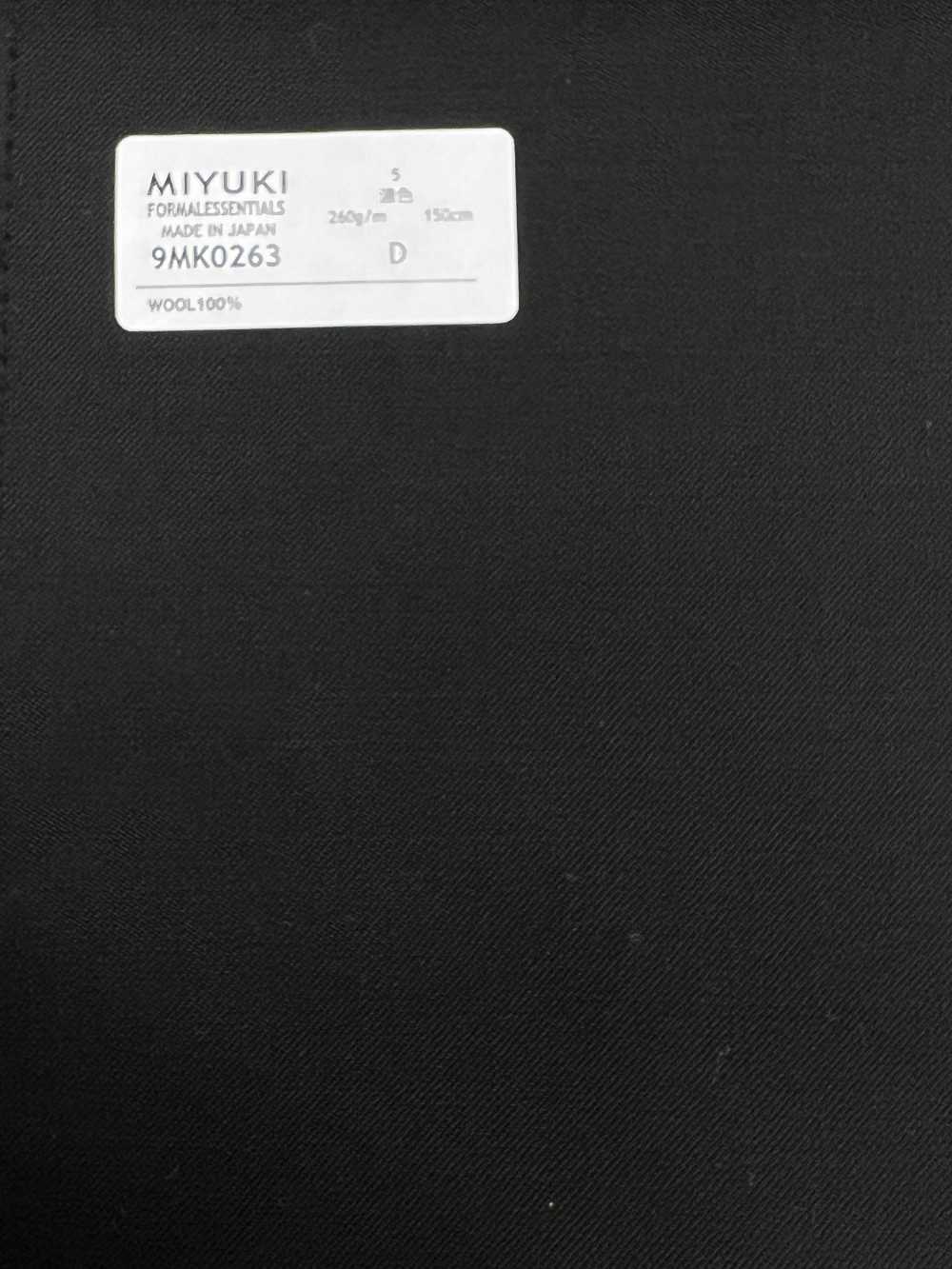 9MK0263 أسود أساسي رسمي[قماش] Miyuki Woolen Mills