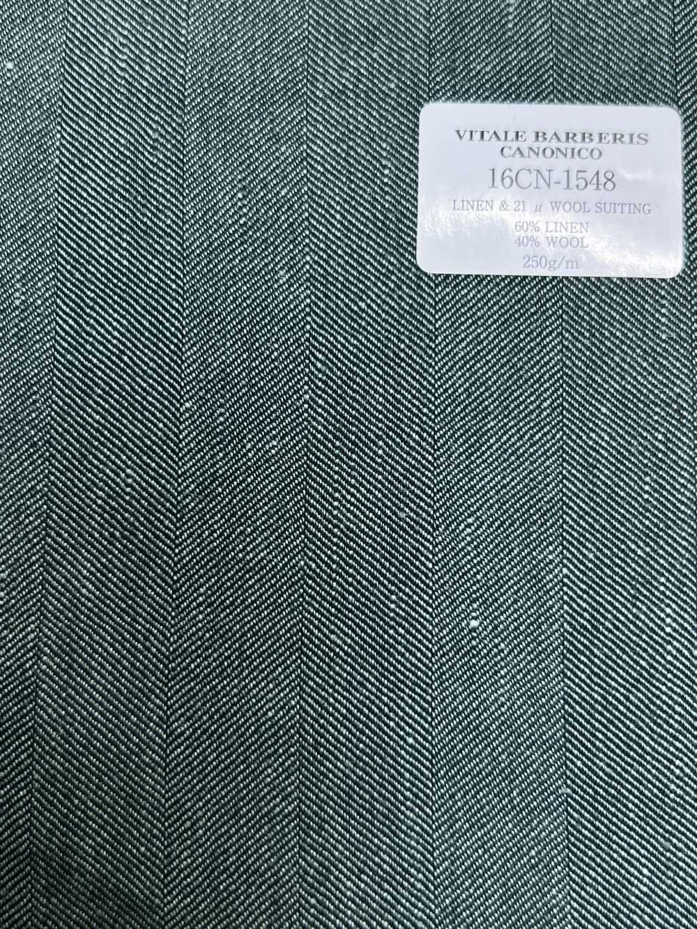 16CN1548 26SS VBC Vitale Barberis Canonico قماش بدلة من الكتان والصوف 21 μ CANONICO