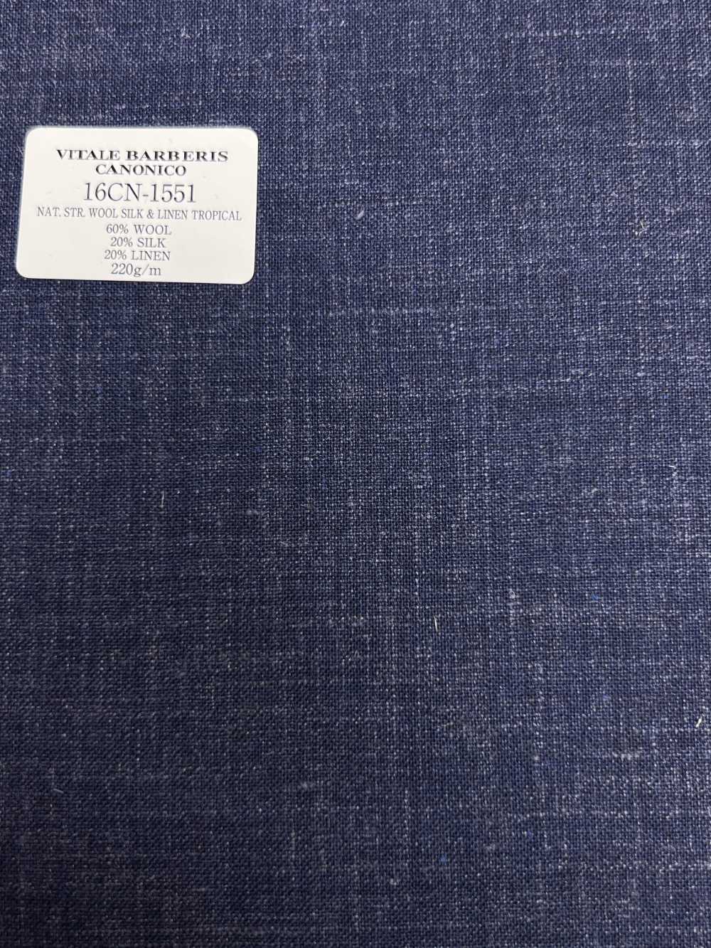 16CN1551 26SS VBC Vitale Barberis Canonico SUPERSONIC بتمدد طبيعي من الصوف والحرير والكتان تروبيكال[قماش] CANONICO