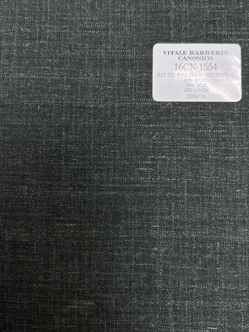 16CN1554 26SS VBC Vitale Barberis Canonico SUPERSONIC STRETCH طبيعي من الصوف والحرير والكتان TROPICAL[قماش] CANONICO