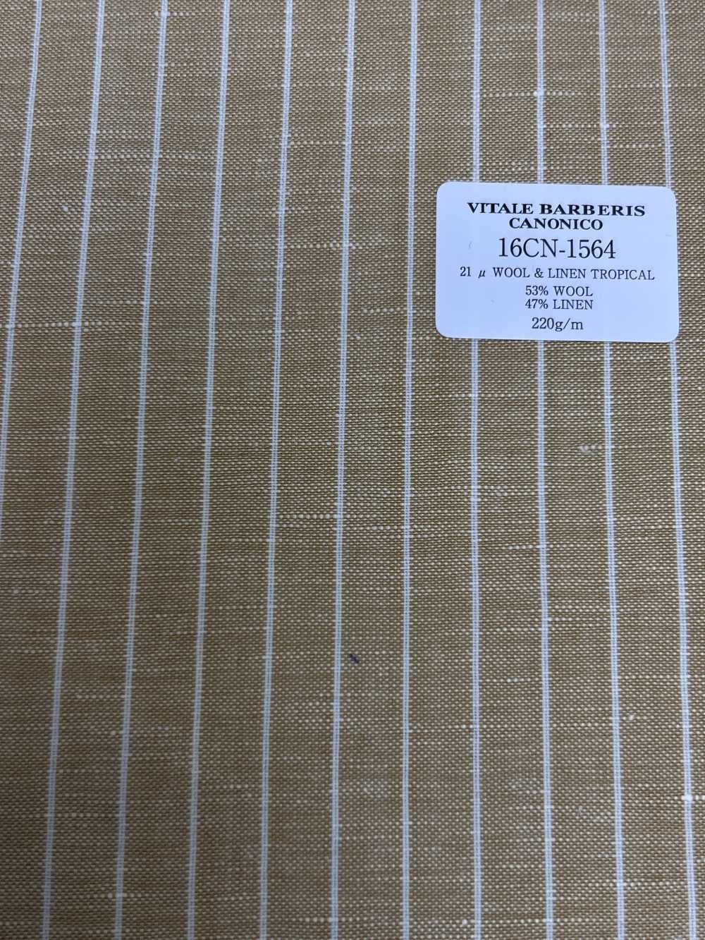 16CN1564 26SS VBC Vitale Barberis Canonico 21 μ صوف وكتان تروبيكال[قماش] CANONICO