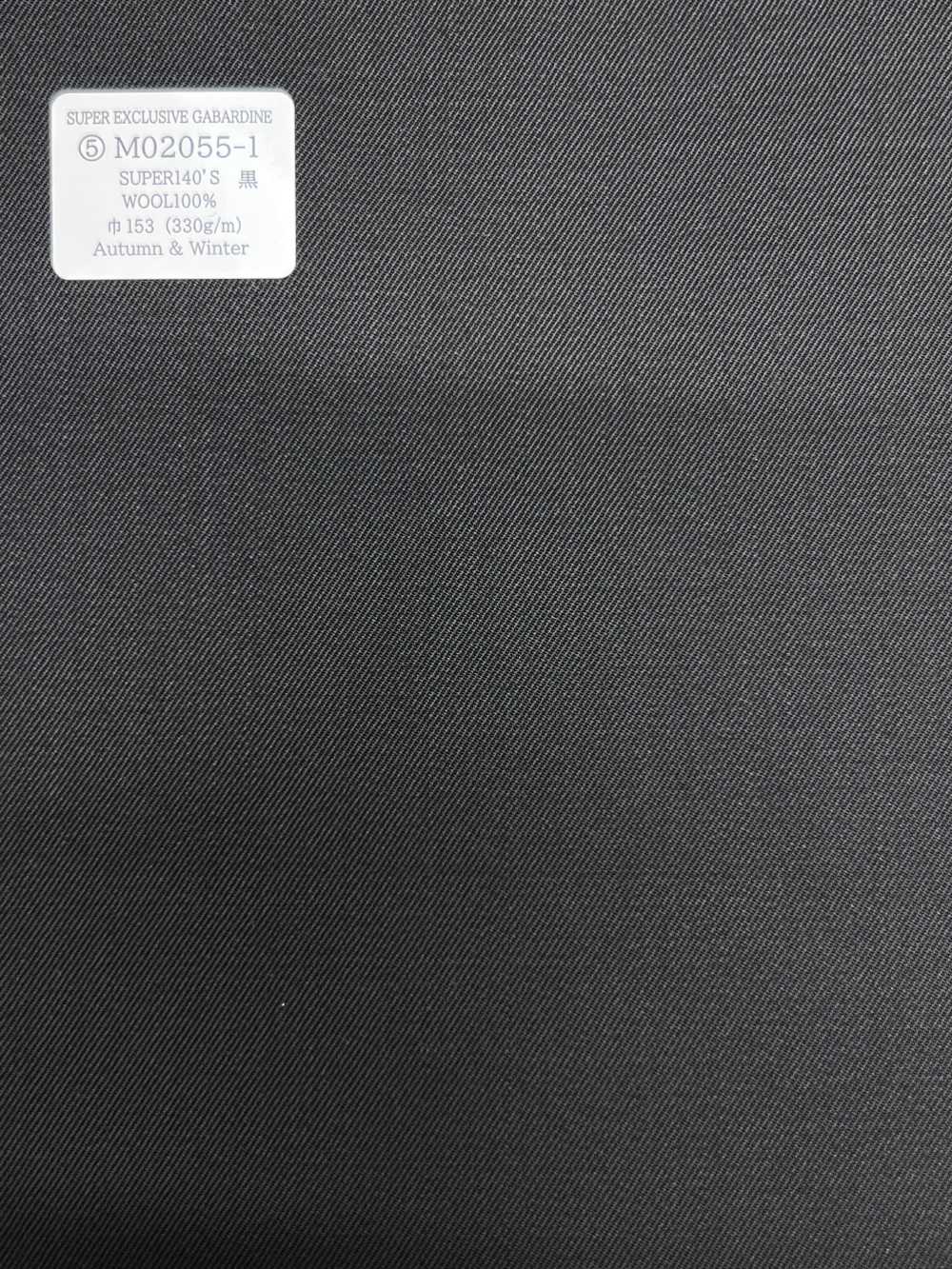 M02055-1 KUNISHIMA1850 خط حصري 【SUPER EXCLUSIVE GABARDINE】 أسود سادة[قماش] Kunishima Co., Ltd.