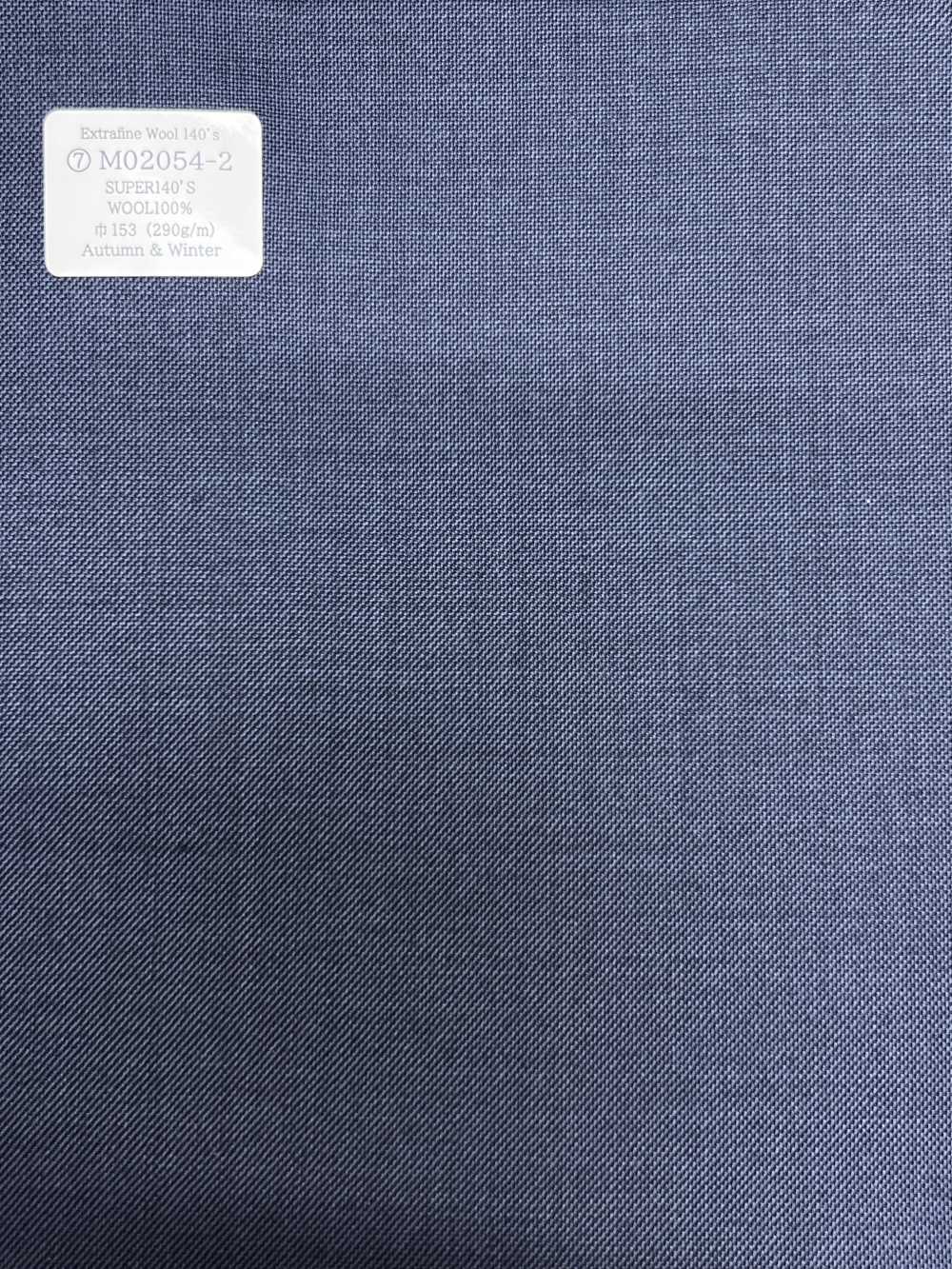 M02054-2 KUNISHIMA1850 خط حصري 【صوف فائق النعومة 140’s】 شاركسكين أزرق[قماش] Kunishima Co., Ltd.