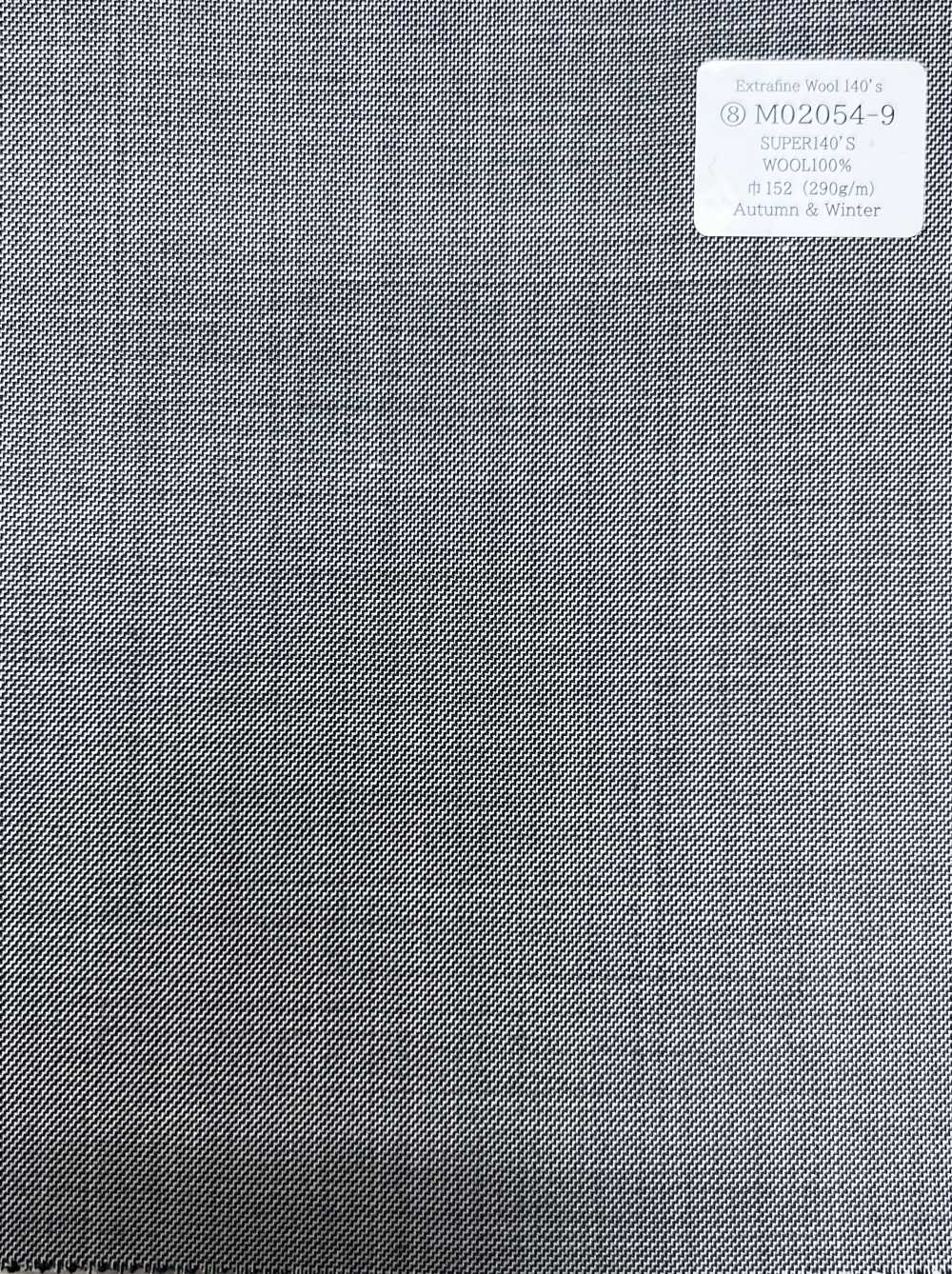 M02054-9 KUNISHIMA1850 خط حصري [صوف فائق النعومة 140’s] شاركسكين أسود وأبيض[قماش] Kunishima Co., Ltd.