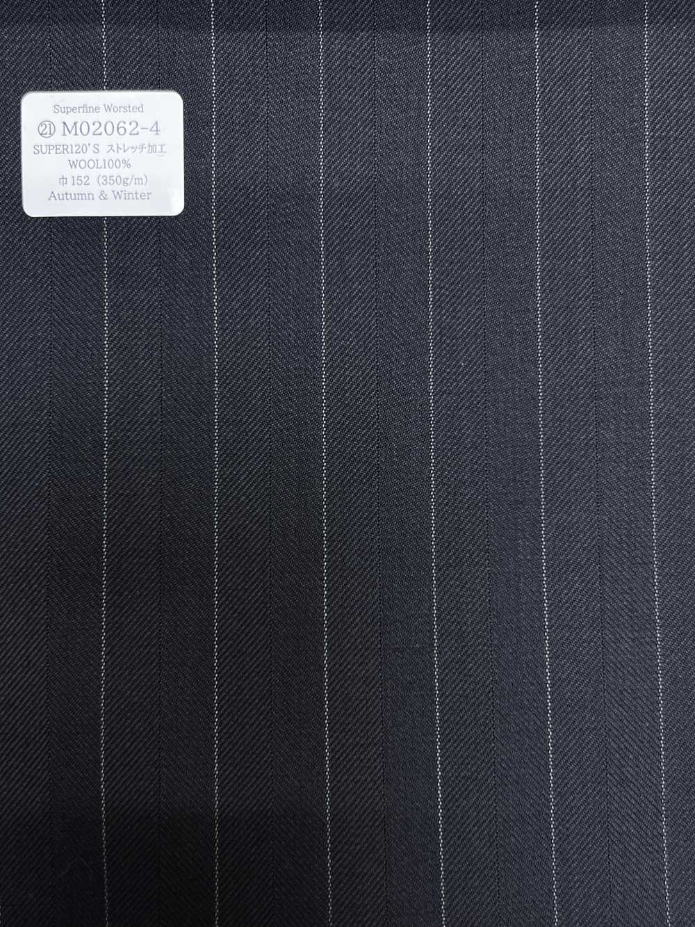 M02062-4 KUNISHIMA1850 خط حصري [Worsted فائق النعومة] بنقشة هيرينغبون كحلي[قماش] Kunishima Co., Ltd.