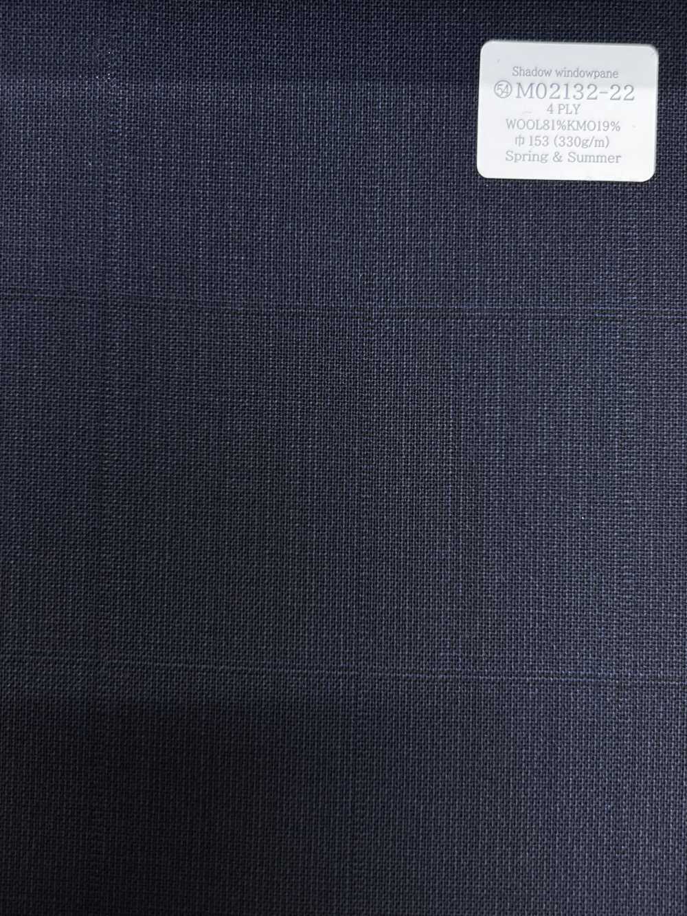 M02132-22 KUNISHIMA1850 خط حصري [مربعات نافذة ظلية] كحلي داكن / سادة[قماش] Kunishima Co., Ltd.