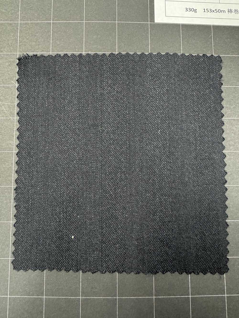 EBFW34-18 [مخزون محدود] Nikke Textile قماش MAFsuper120's رمادي داكن بنقشة عظم السمكة NIKKE