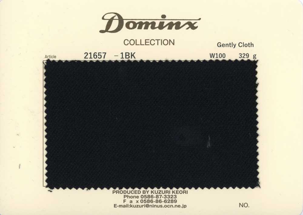 21657-1BK كلاسيكي Gently Cloth من صوف 100% DOMINX (Dominx) مجموعة بريميوم باللون الأسود[قماش] قماش كوزوري الصوفي (DOMINX)