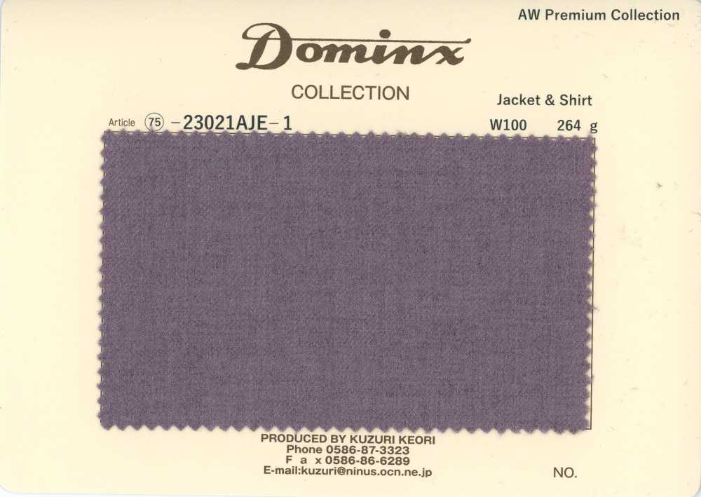 23021AJE-1 جاكيت وقميص قياسي 100% صوف DOMINX مجموعة بريميوم بنفسجي[قماش] قماش كوزوري الصوفي (DOMINX)