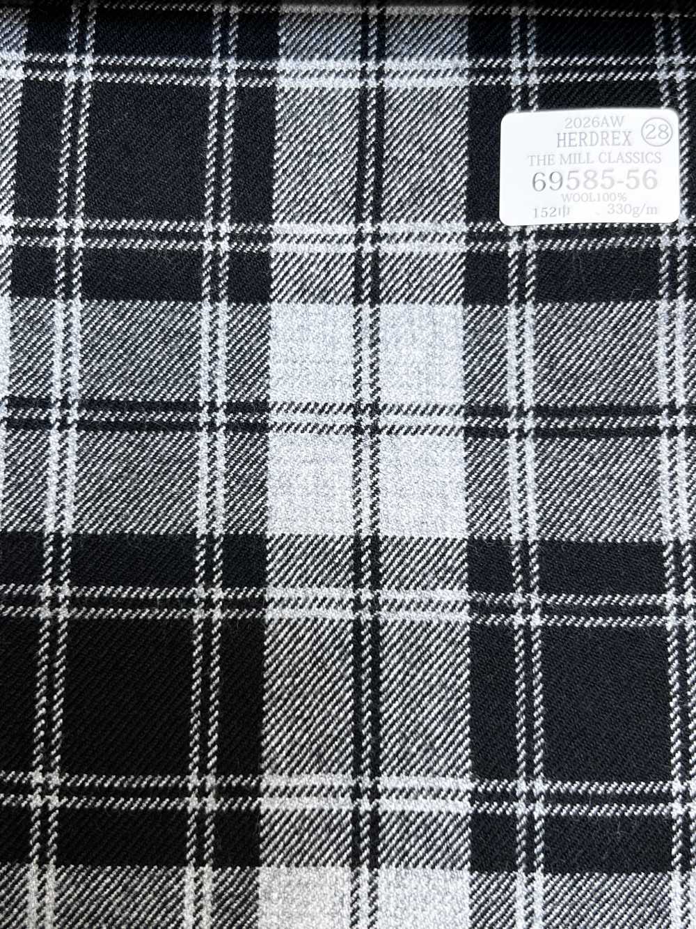 69585-56 26AW HERDREX [THE MILL CLASSICS] Mill Classics كاروهات رمادي[قماش] Kunishima Co., Ltd.