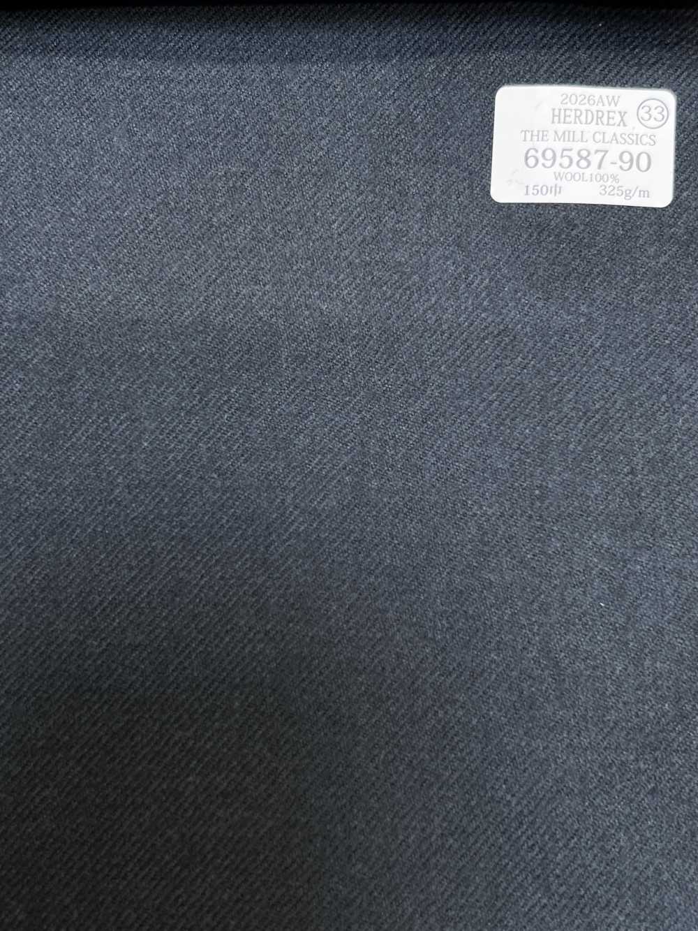 69587-90 26AW HERDREX [THE MILL CLASSICS] سادة أخضر دخاني[قماش] Kunishima Co., Ltd.