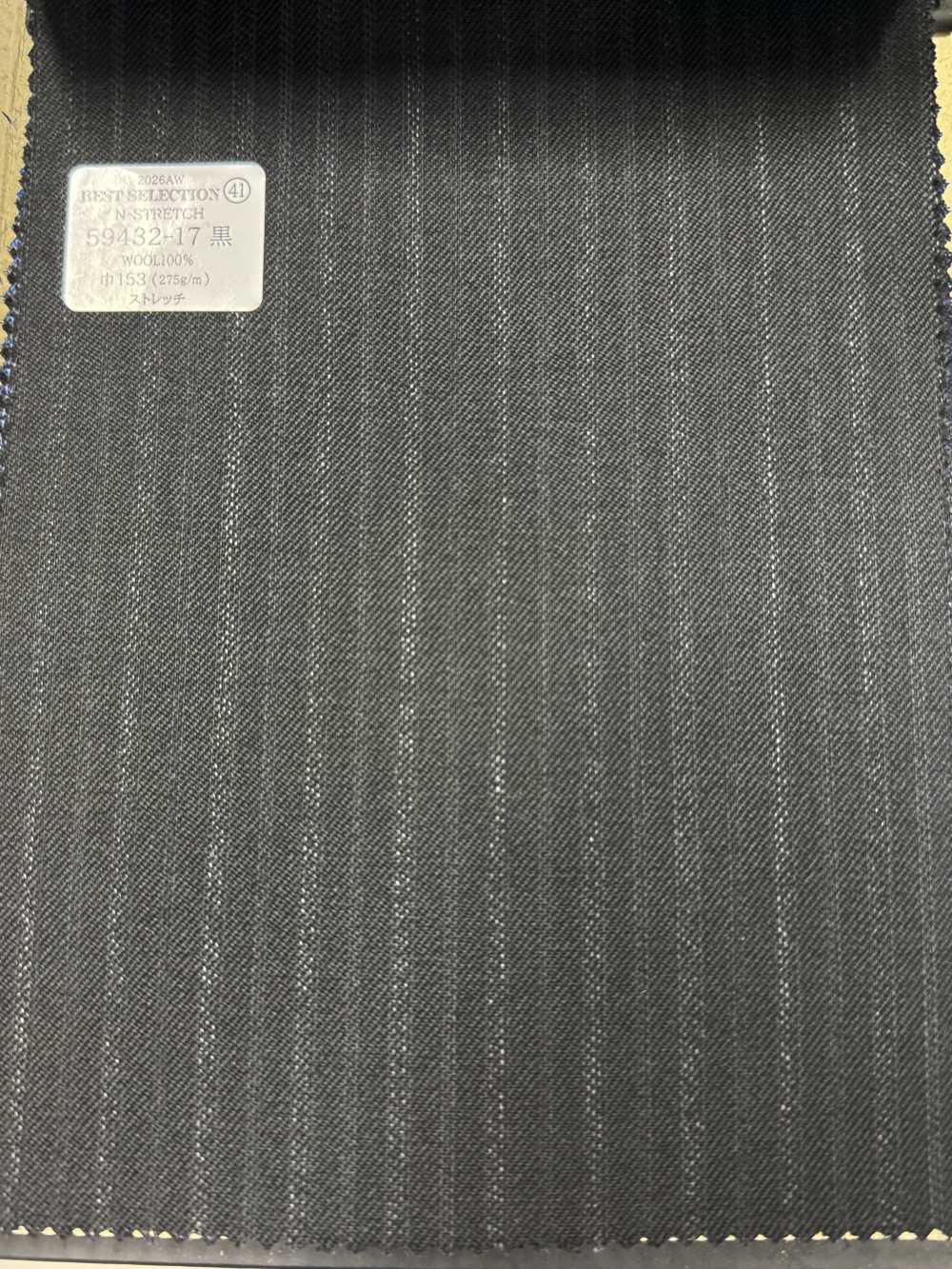 59432-17 26AW BESTSELECTION [N-STRETCH] N-Stretch شريط أسود[قماش] Kunishima Co., Ltd.
