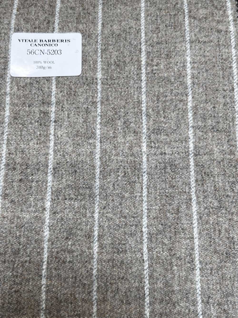 56CN5203 CANONICO ORIGINAL فلانيل صوفي بخطوط بيج/أبيض مائل للبياض[قماش] CANONICO
