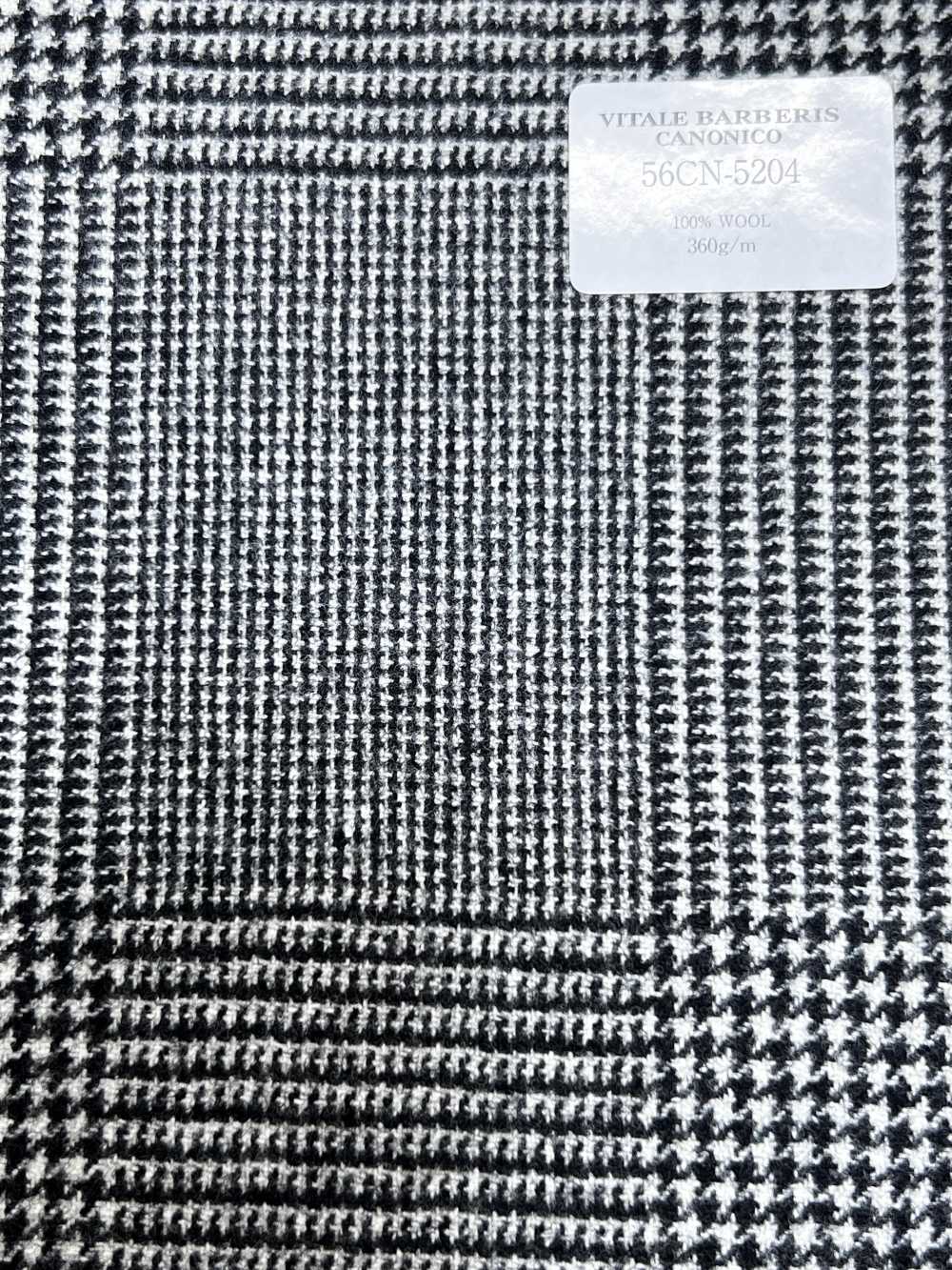 56CN5204 CANONICO فلانيل صوفي أصلي Glen Check[قماش] CANONICO