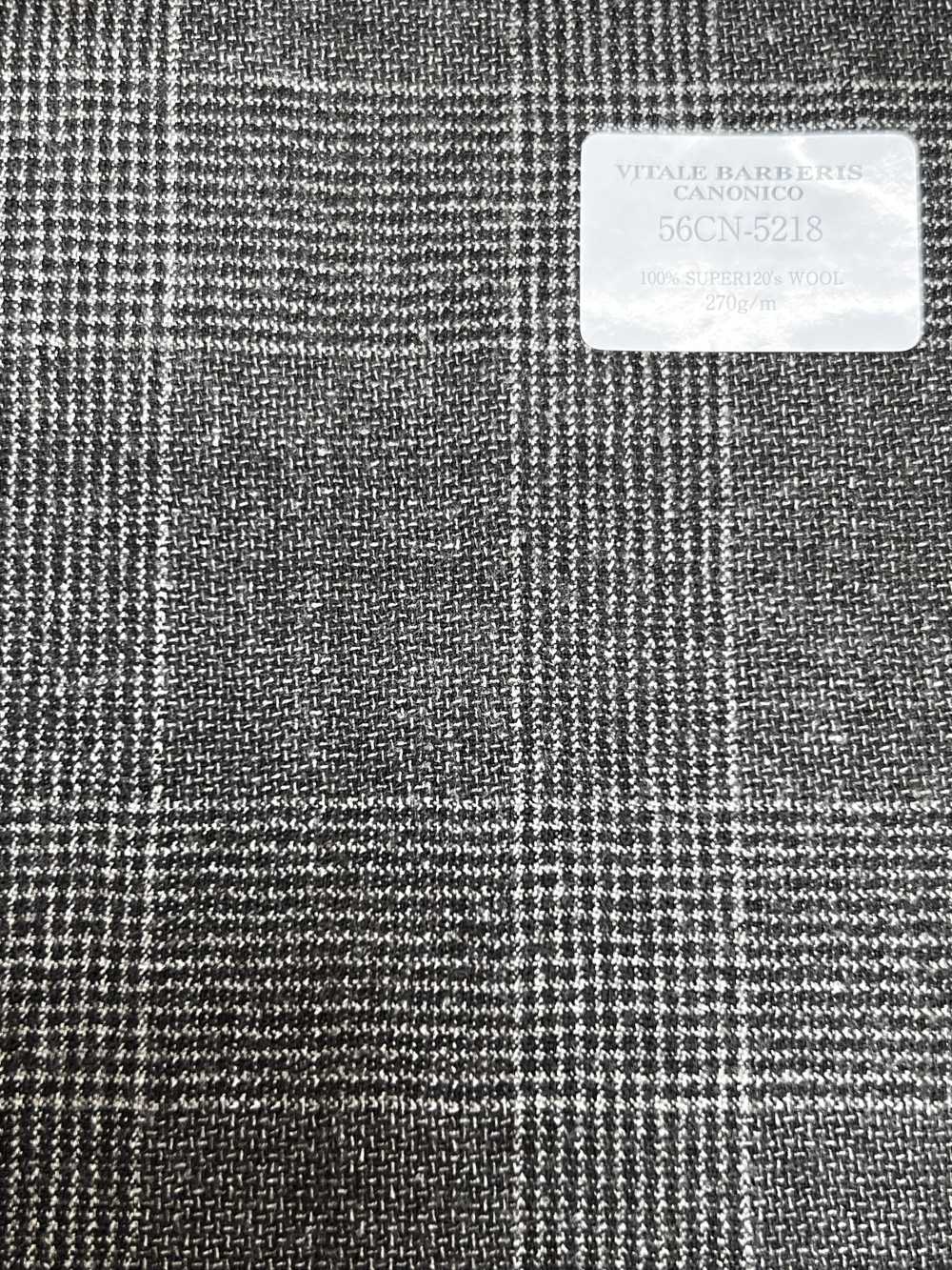 56CN5218 CANONICO فلانِل كلاسيك بني بنقشة Glen Check[قماش] CANONICO