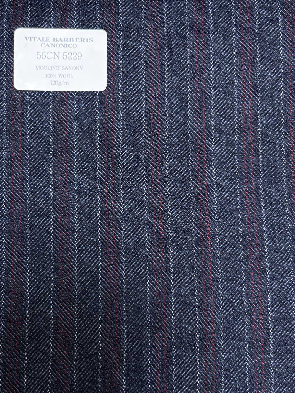 56CN5229 CANONICO 21 MOULINE SAXONY بخطوط كحلي/أحمر[قماش] CANONICO