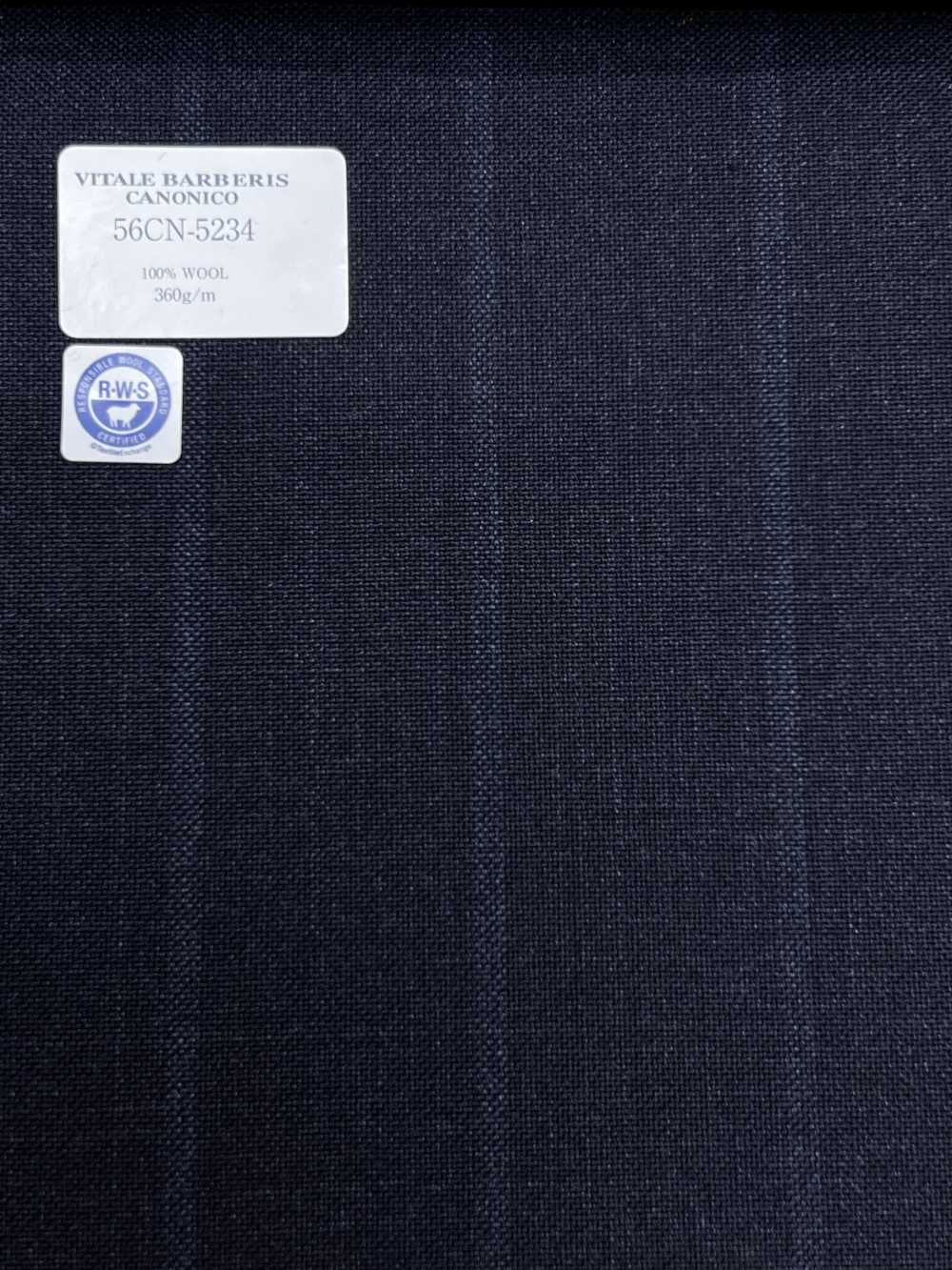 56CN5234 CANONICO RWS تقليدي ممشط 21 بخطوط كحلي داكن[قماش] CANONICO