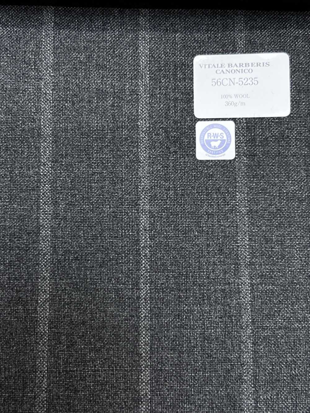 56CN5235 CANONICO RWS صوف ممشط تقليدي 21 بشريط رمادي[قماش] CANONICO