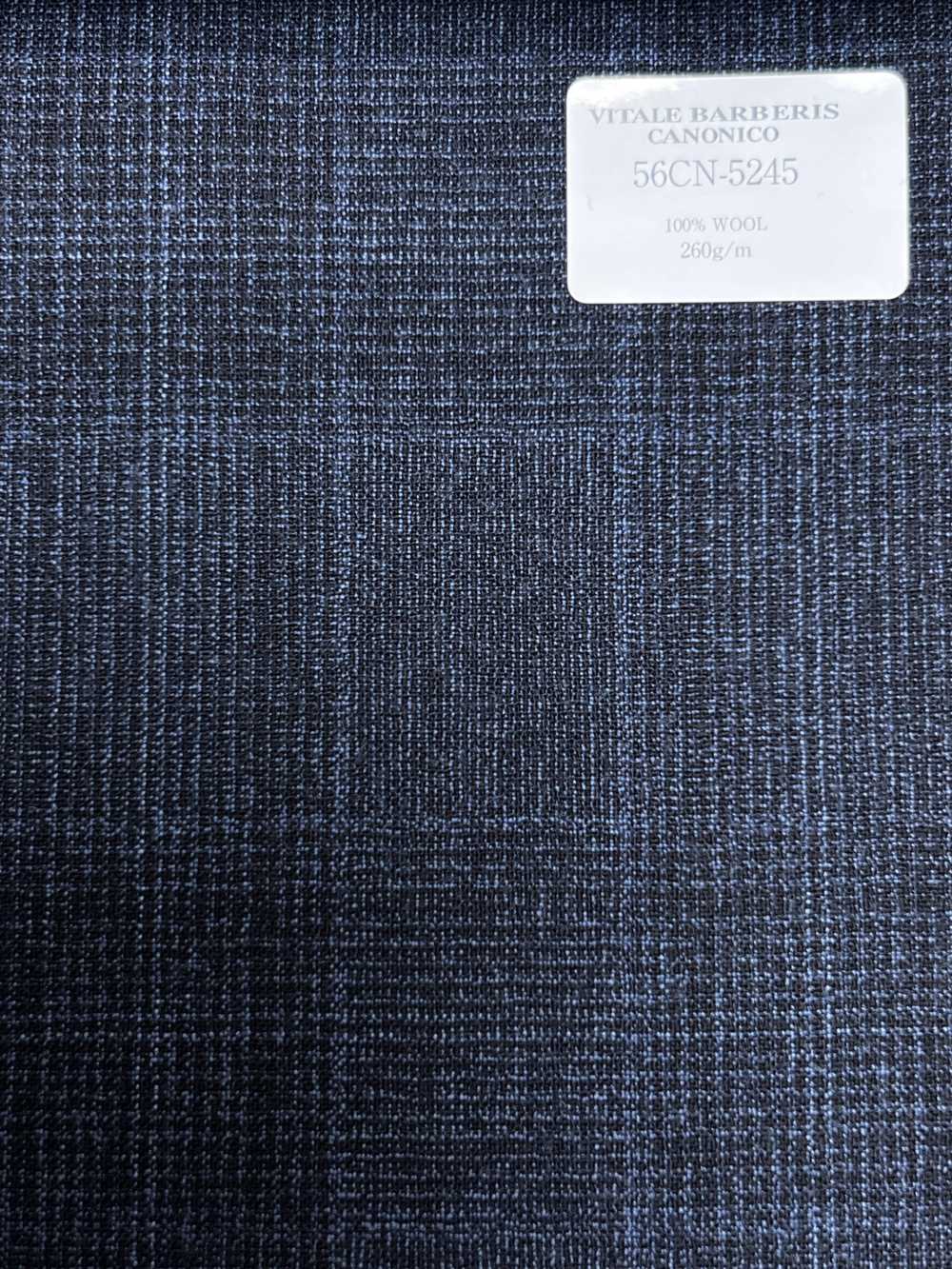 56CN5245 CANONICO تروبيكال مطروق بنقشة غلين تشيك أزرق كحلي[قماش] CANONICO