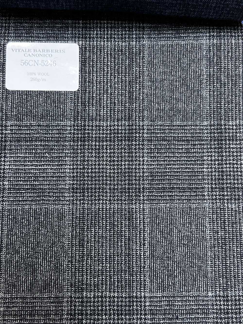 56CN5246 CANONICO تروبيكال ممشّط رمادي بنقشة Glen Check[قماش] CANONICO