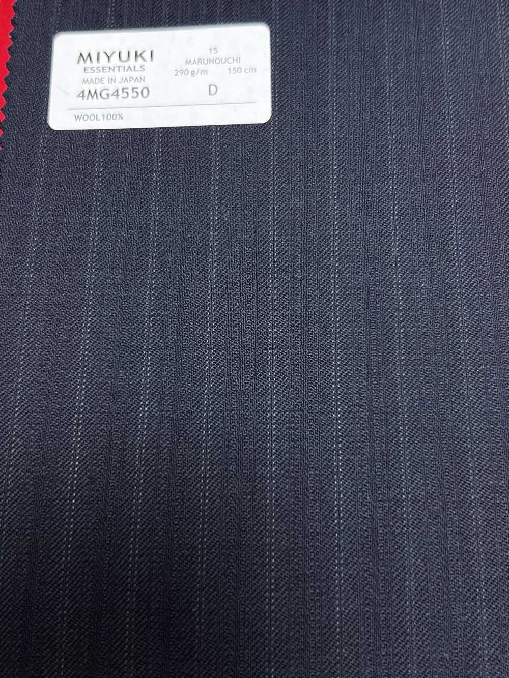 4MG4550 26AW MARUNOUCHI تويـل بخطوط كحلية[قماش] Miyuki Woolen Mills