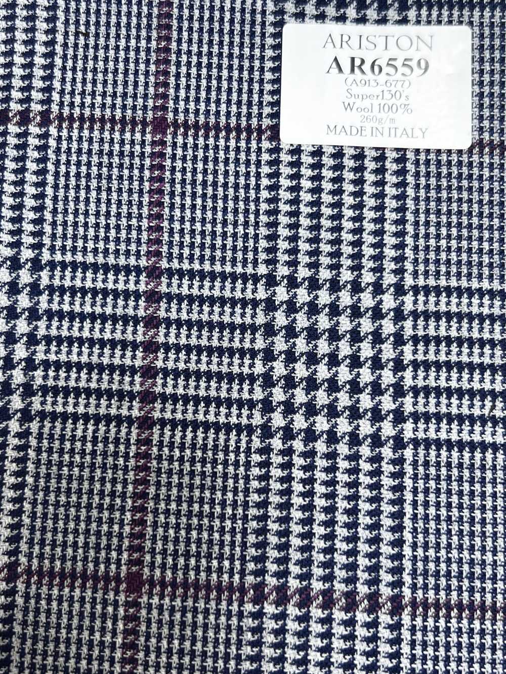 AR6559 ARISTON Super130's بنقشة Glen Check[قماش] HOSOI SYOJI