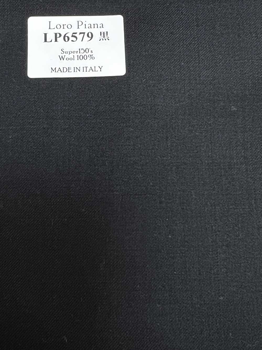 LP6579 Loro Piana Super150's أسود بدون نقش[قماش] HOSOI SYOJI