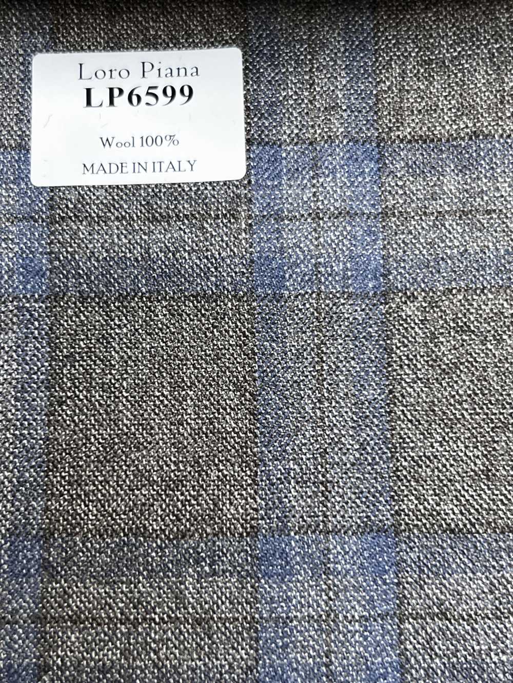 LP6599 Loro Piana كاروهات بني × أزرق[قماش] HOSOI SYOJI