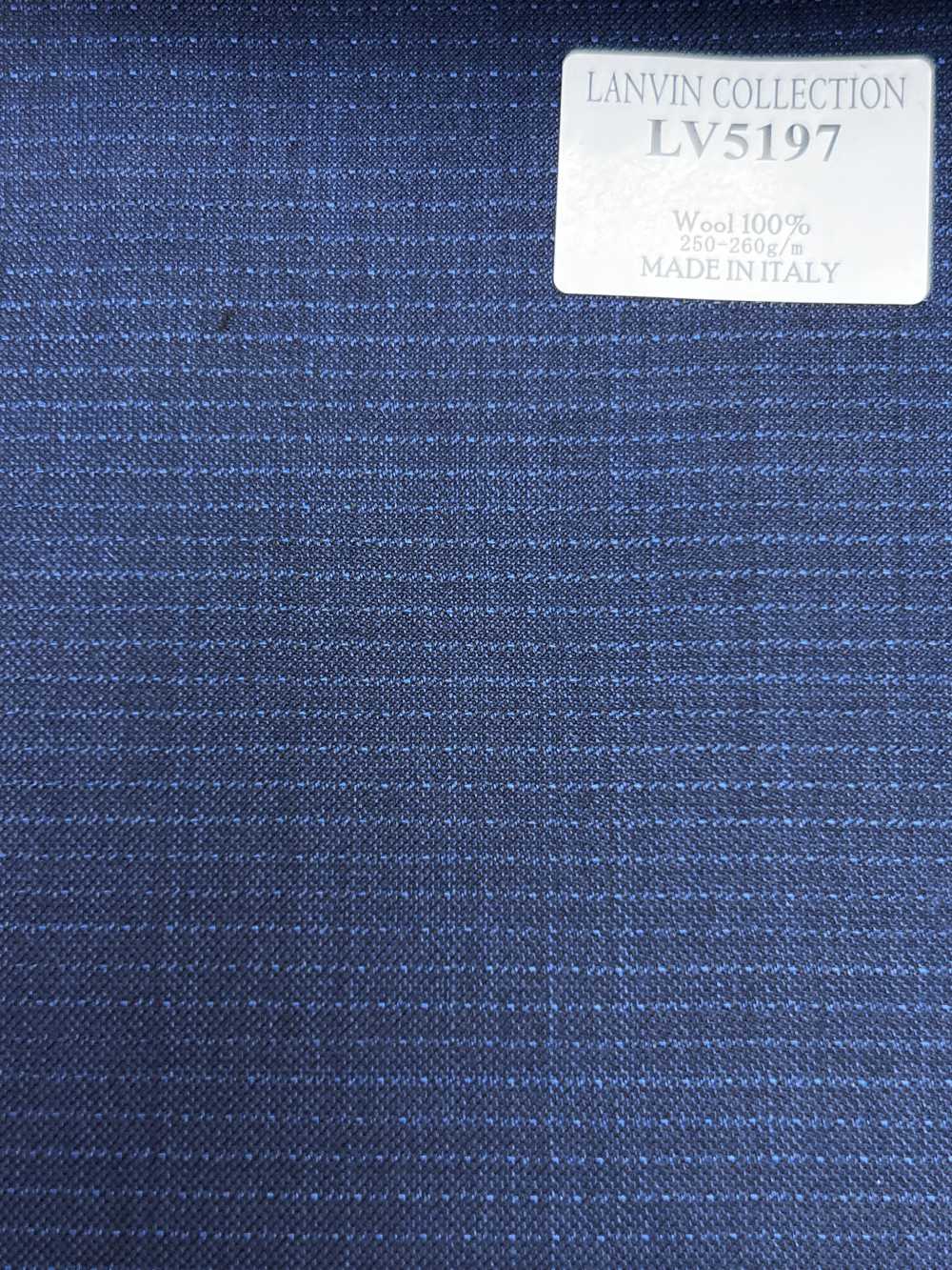LV5197 LANVIN COLLECTION خطوط أفقية باللون الأزرق البحري[قماش] HOSOI SYOJI