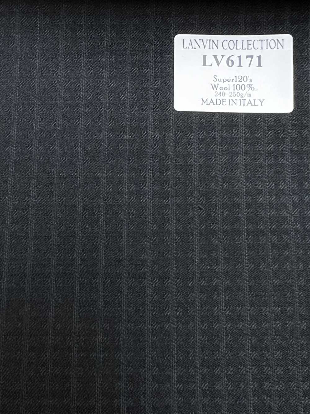 LV6171 LANVIN COLLECTION Super120's نقشة مربعات خضراء[قماش] HOSOI SYOJI