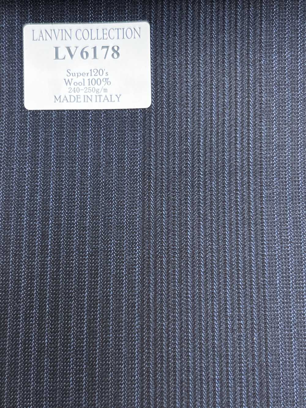 LV6178 LANVIN COLLECTION Super120's شريط أزرق كحلي[قماش] HOSOI SYOJI