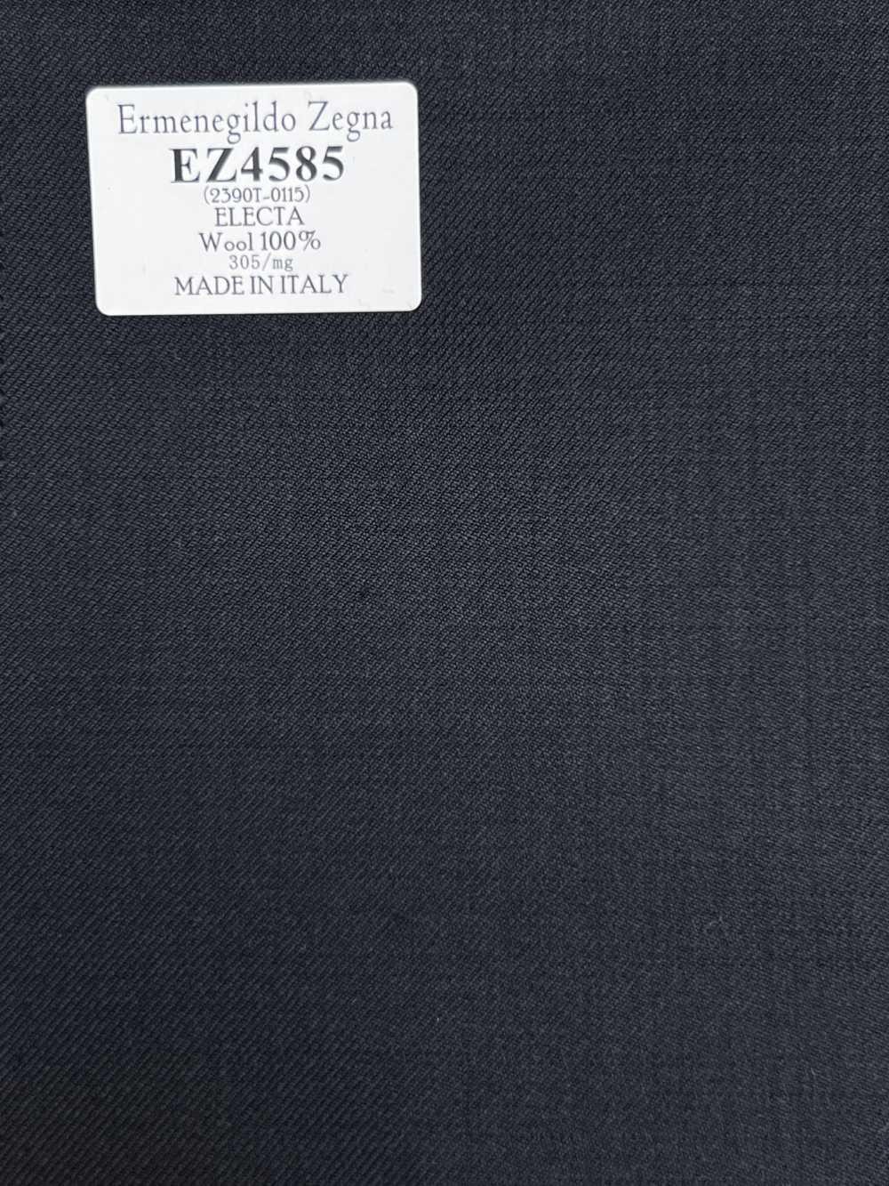 EZ4585 Ermenegildo Zegna ELECTA أسود سادة[قماش] HOSOI SYOJI