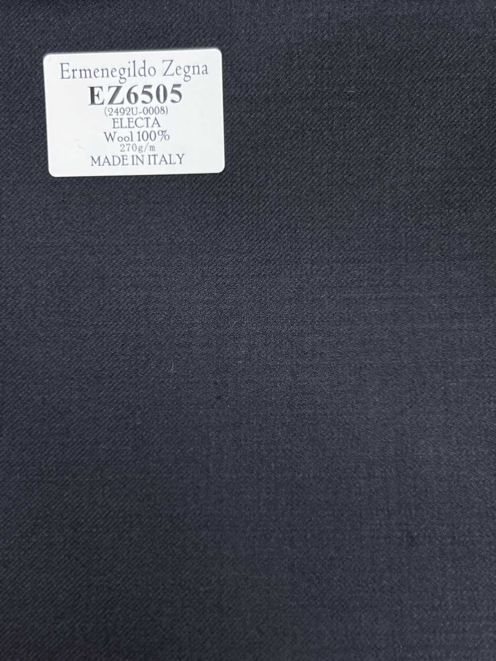 EZ6505 Ermenegildo Zegna ELECTA أسود سادة[قماش] HOSOI SYOJI