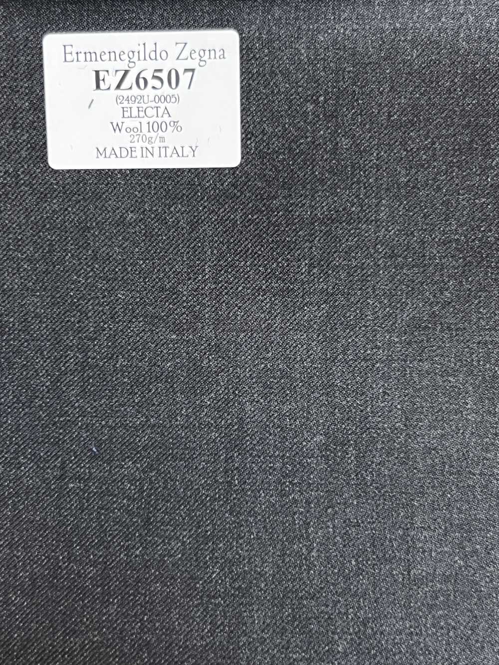 EZ6507 Ermenegildo Zegna ELECTA رمادي غامق سادة[قماش] HOSOI SYOJI