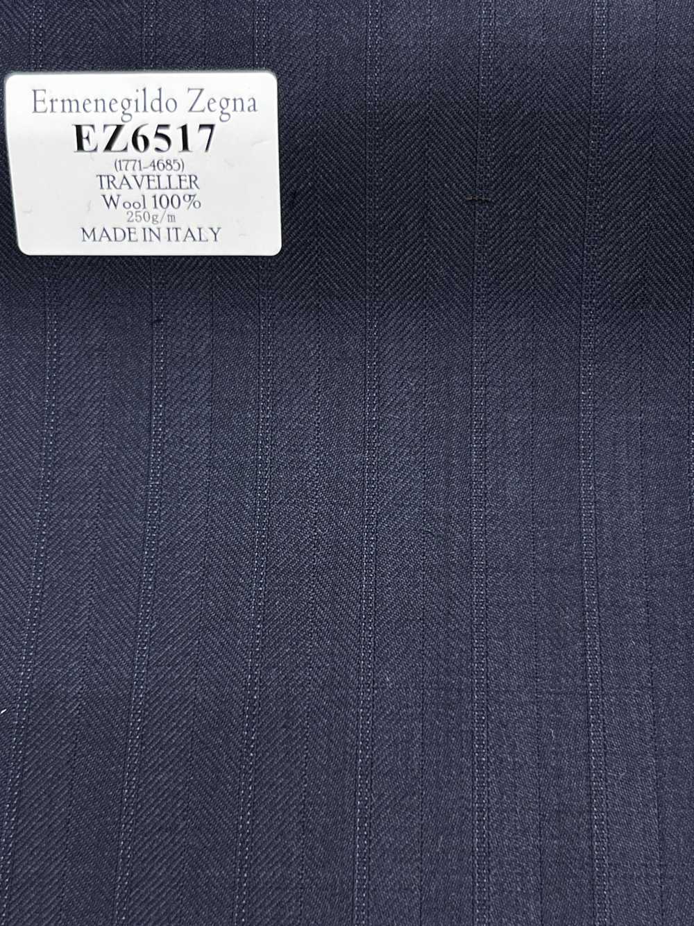 EZ6517 Ermenegildo Zegna TRAVELLER مخطط أزرق كحلي[قماش] HOSOI SYOJI
