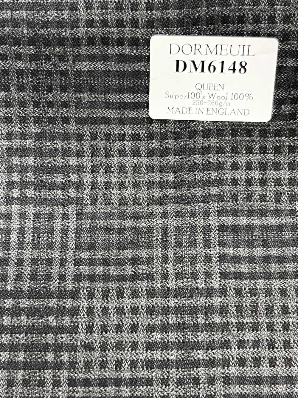 DM6148 DORMEUIL QUEEN سوبر 100's رمادي كاروهات[قماش] HOSOI SYOJI