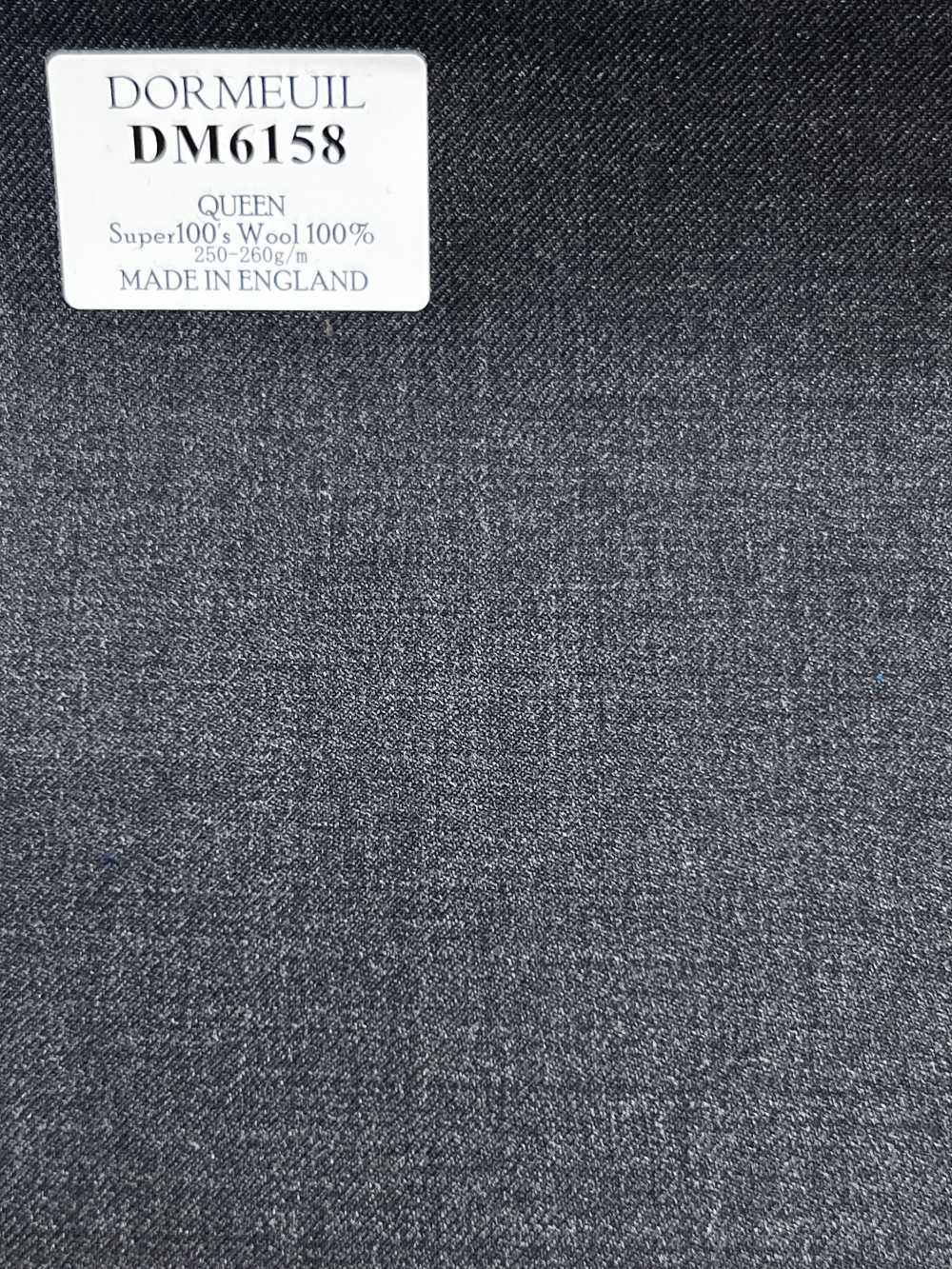 DM6158 DORMEUIL QUEEN Super100's سادة رمادي[قماش] HOSOI SYOJI